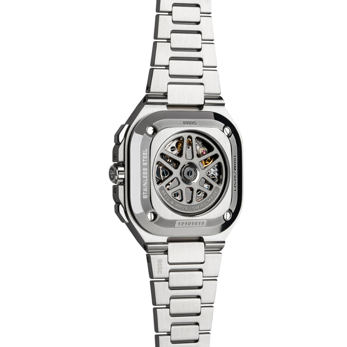 Bell & Ross BR 05 Chrono Green Steel on Bracelet