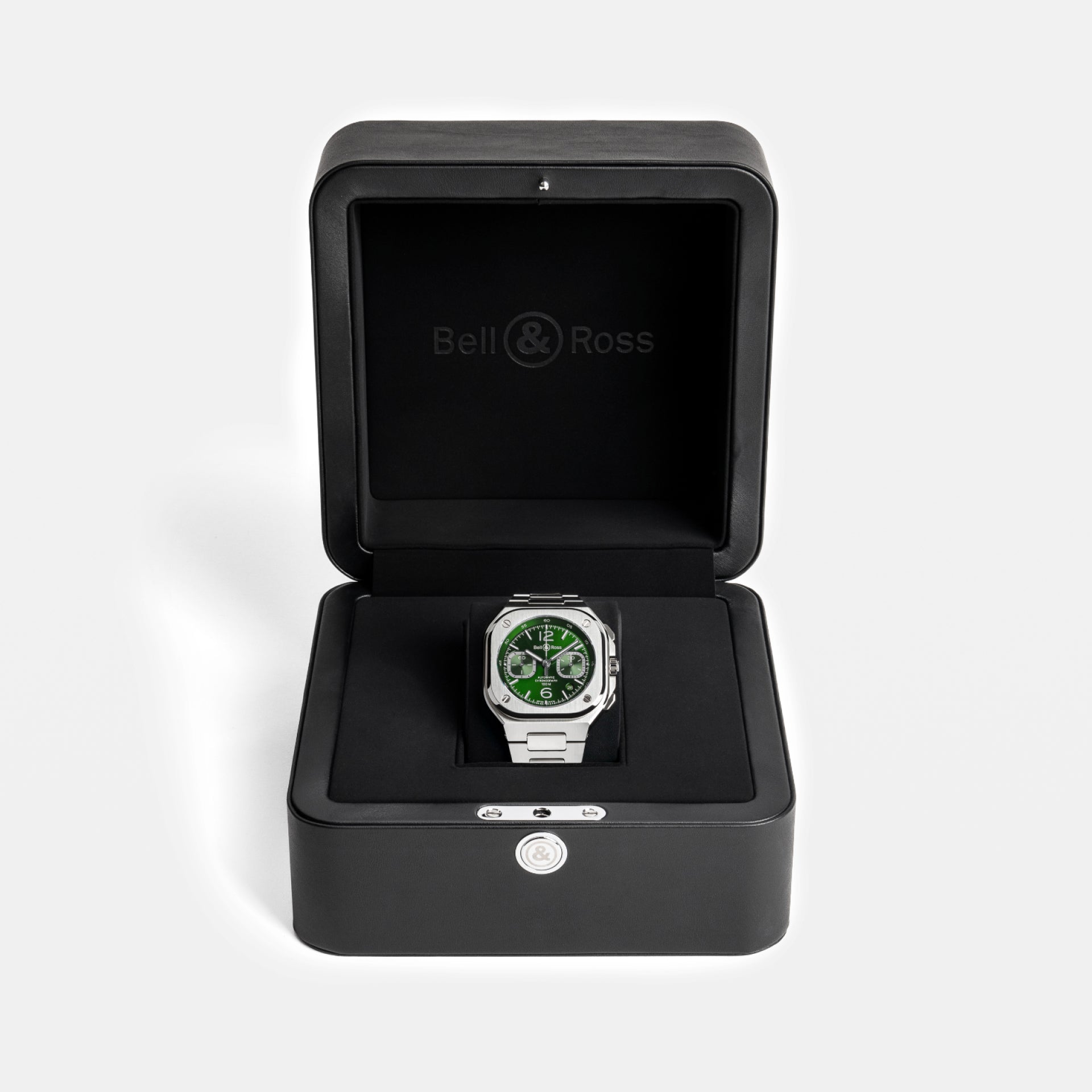 Bell & Ross BR 05 Chrono Green Steel on Bracelet