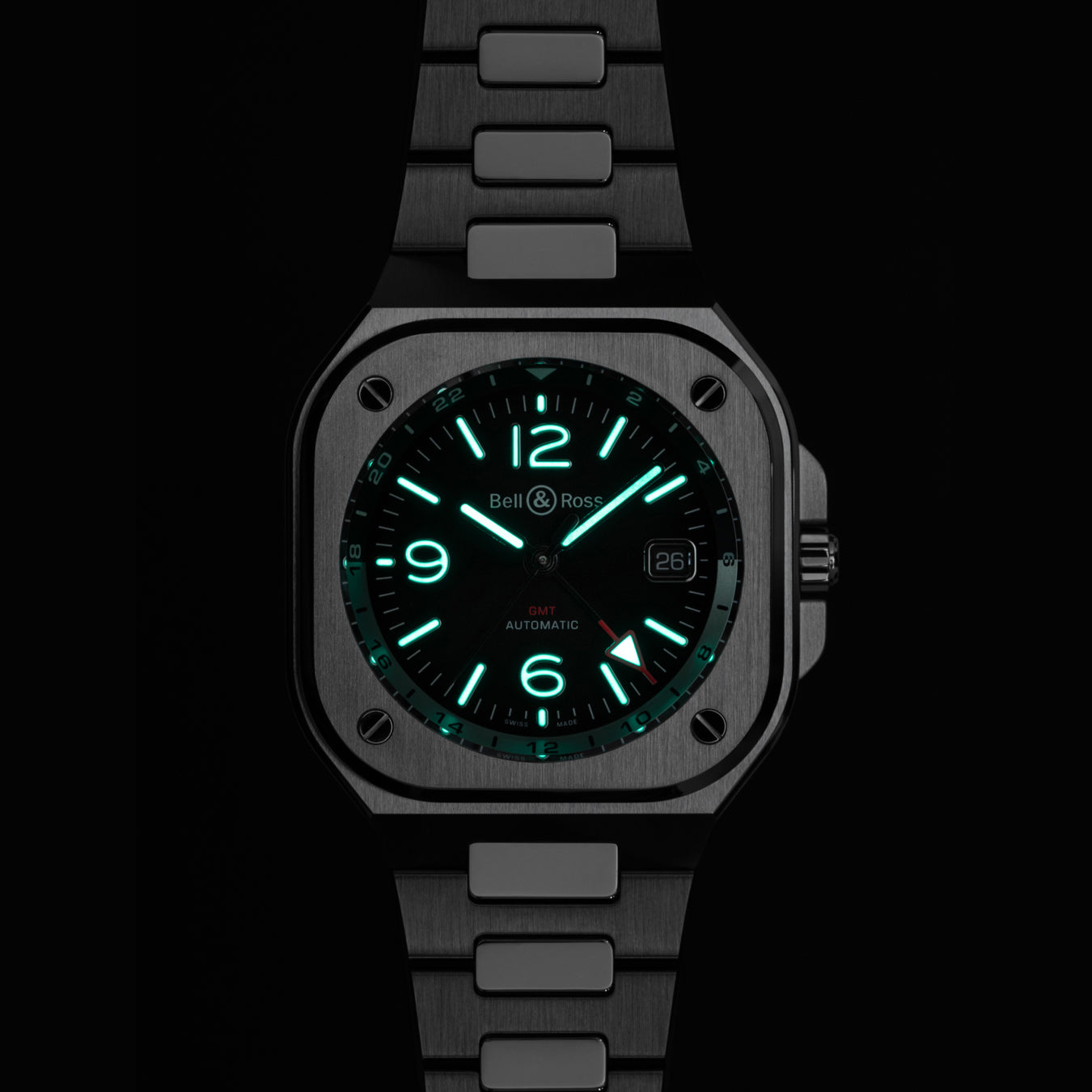 Bell & Ross BR 05 GMT on Bracelet