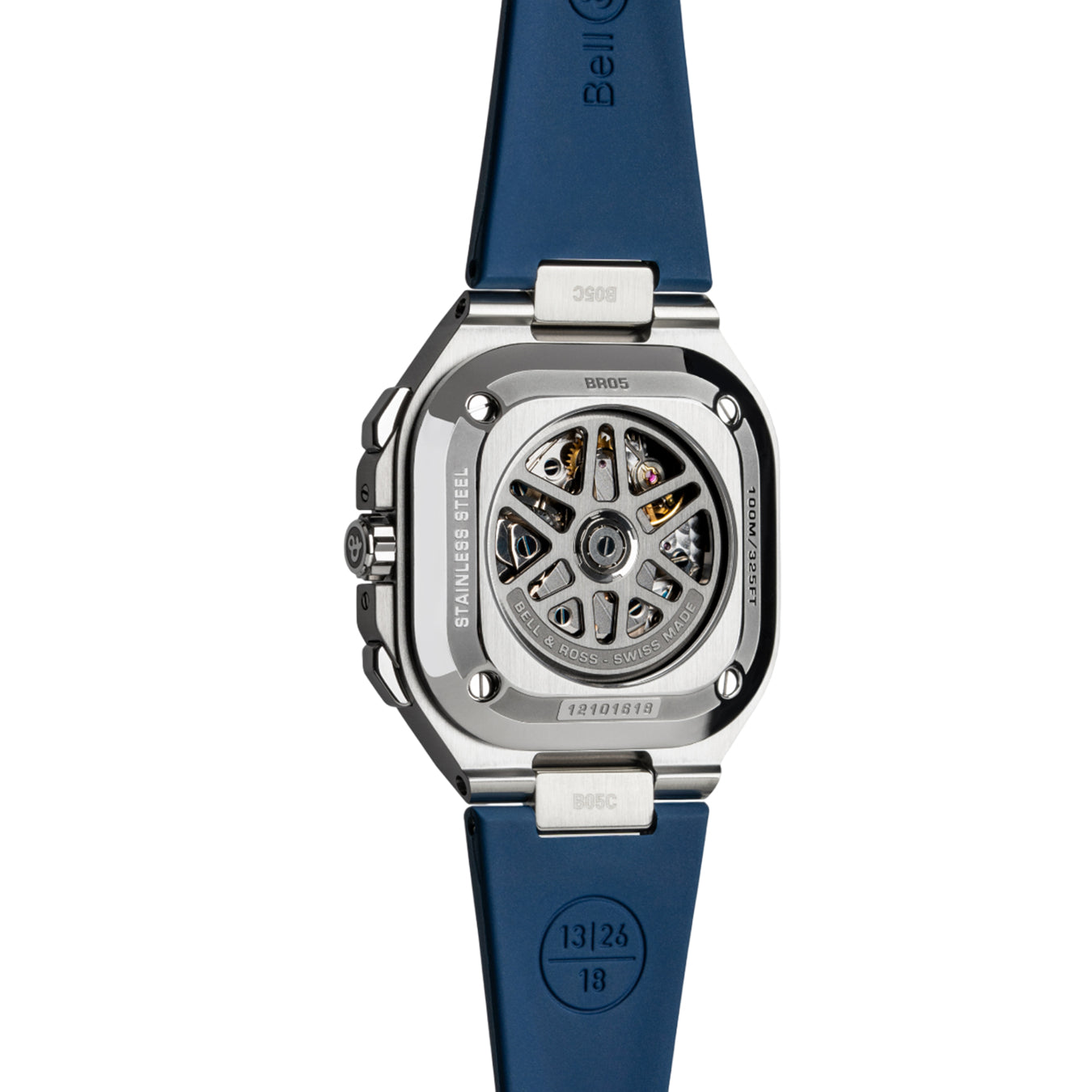 Bell & Ross BR 05 Chrono Blue Steel on Strap