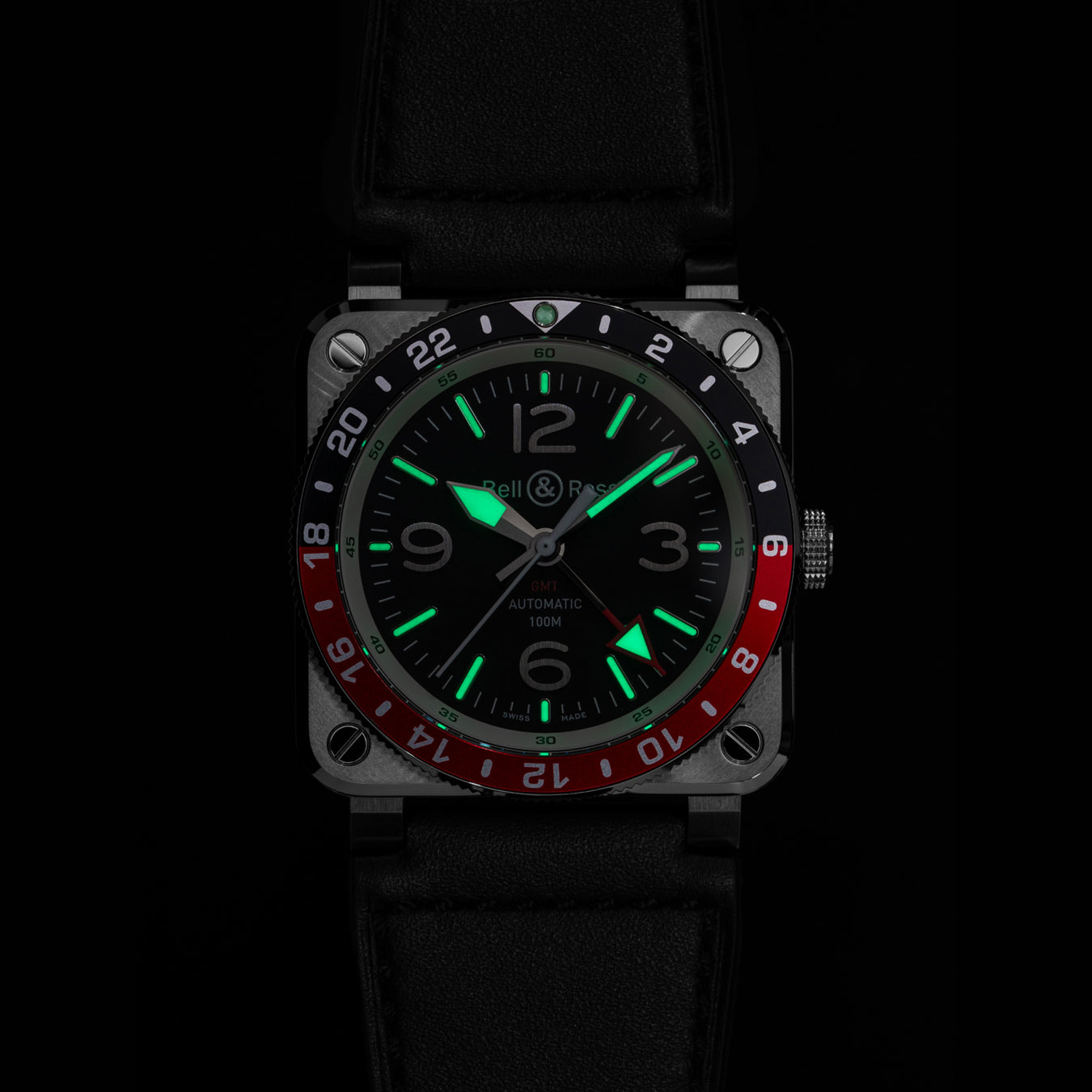 Bell & Ross BR 03-93 GMT BR0393-BL-ST/SCA
