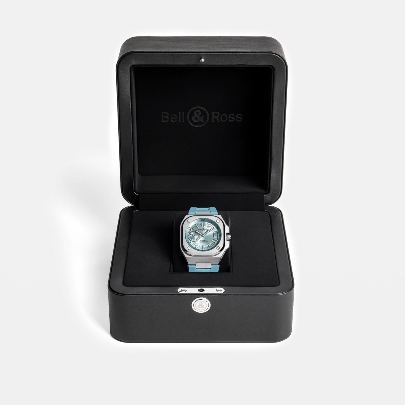Bell & Ross BR-X5 Ice Blue on Rubber Strap