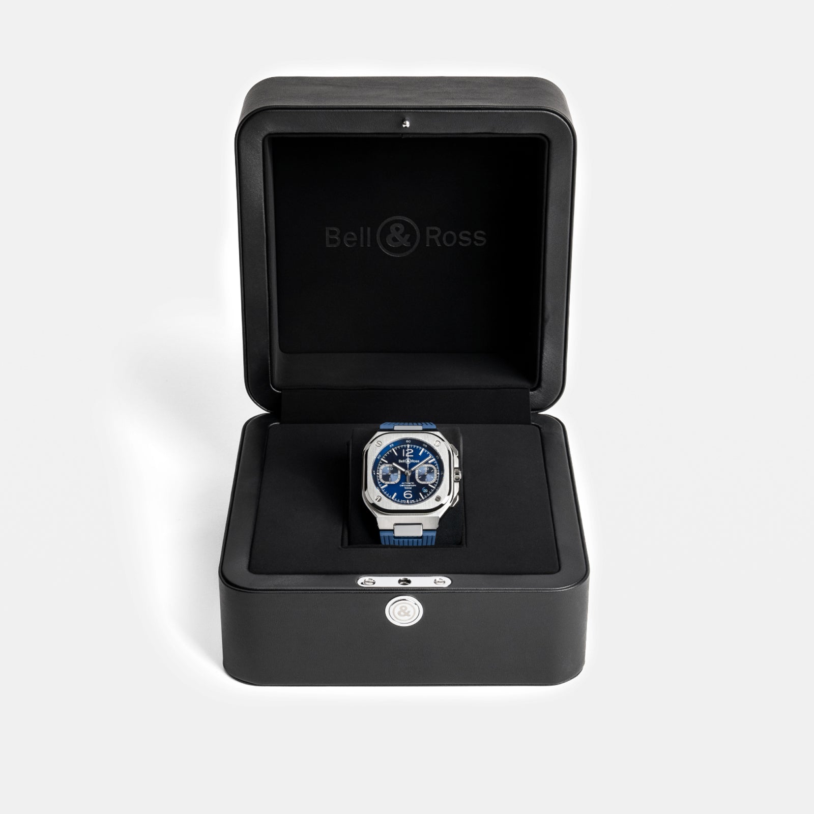 Bell & Ross BR 05 Chrono Blue Steel on Strap