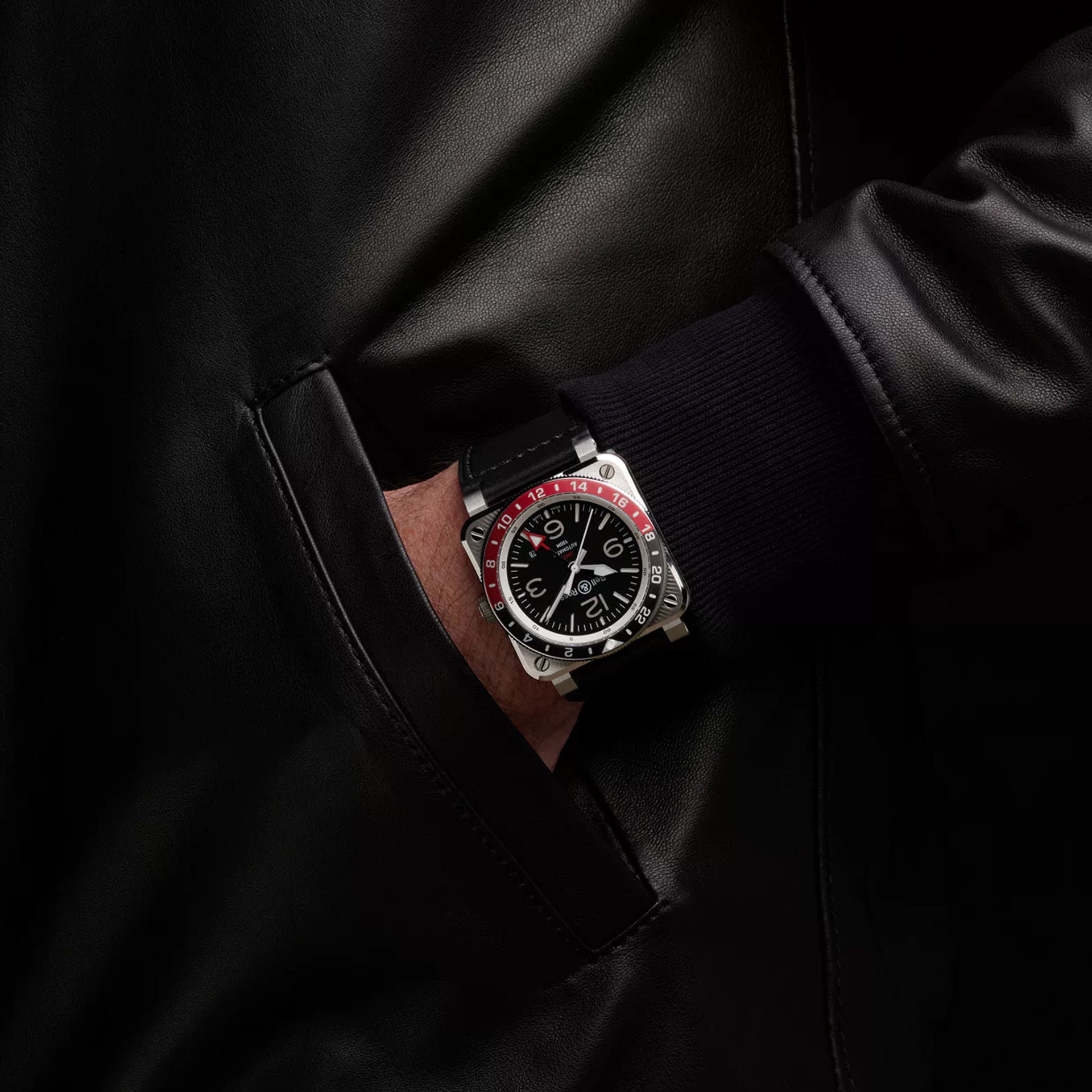 Bell & Ross BR 03-93 GMT BR0393-BL-ST/SCA