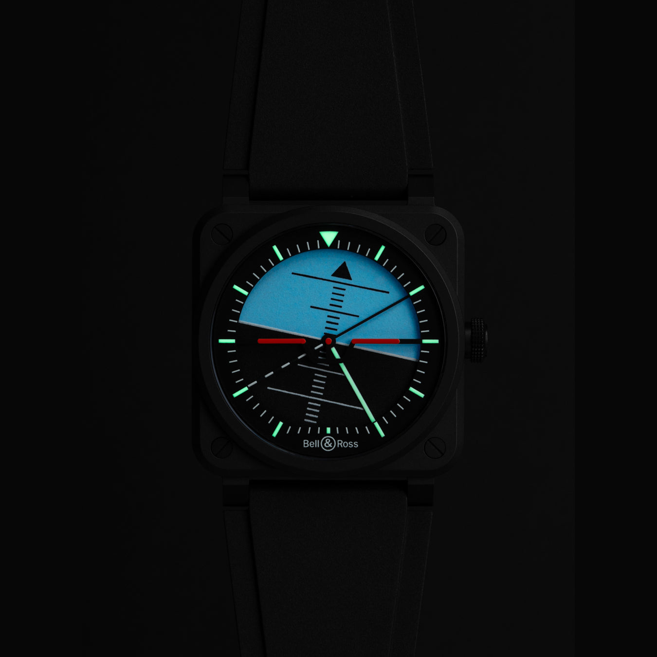 Bell & Ross BR-03 Horizon on Rubber Strap