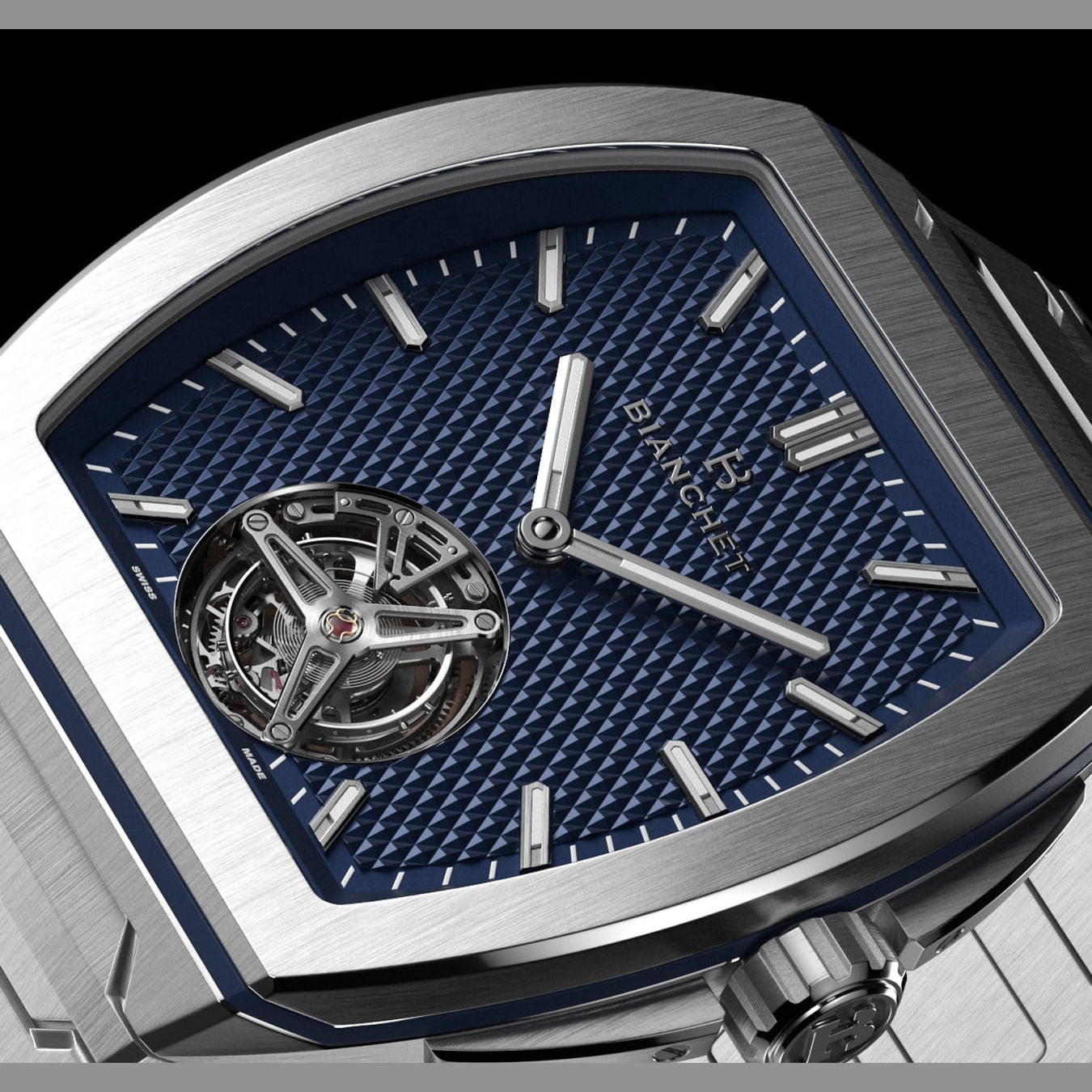 Bianchet Flying Tourbillon Ultrafino Titanium Blue UFFTDLTNBL
