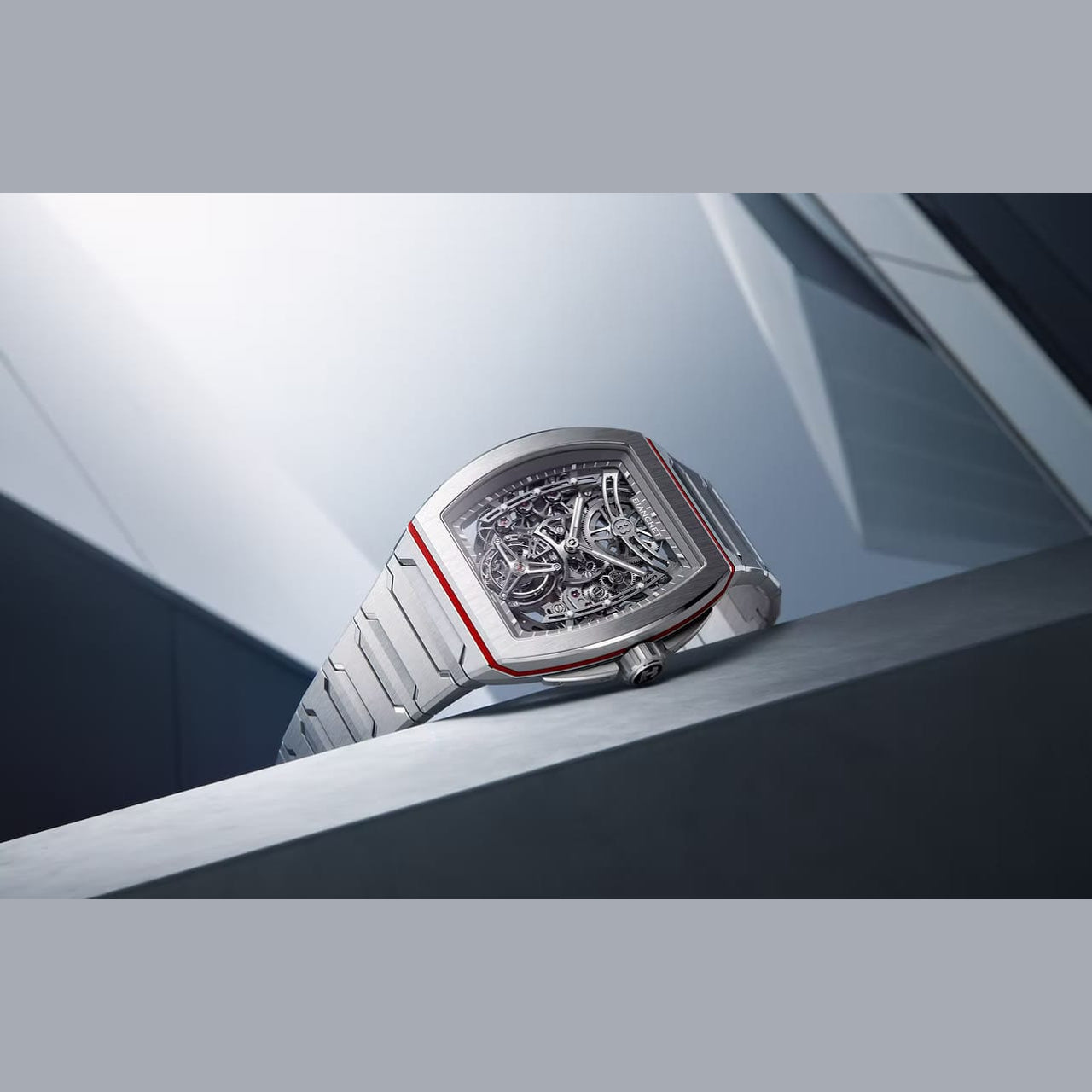 Bianchet Flying Tourbillon Ultrafino Skeleton Titanium Red UFFTSKTNRD