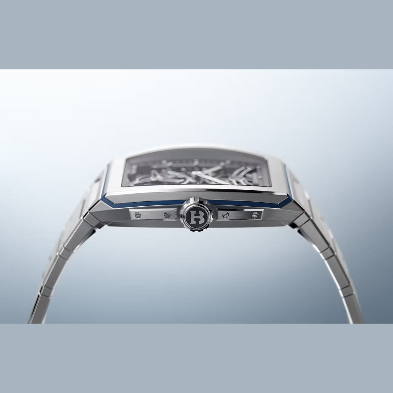 Bianchet Flying Tourbillon Ultrafino Skeleton Titanium Blue UFFTSKTNBL