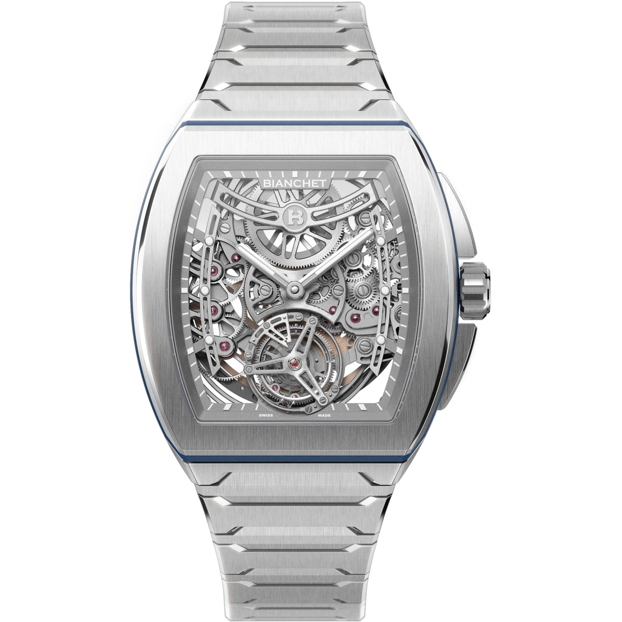 Bianchet Flying Tourbillon Ultrafino Skeleton Titanium Blue UFFTSKTNBL
