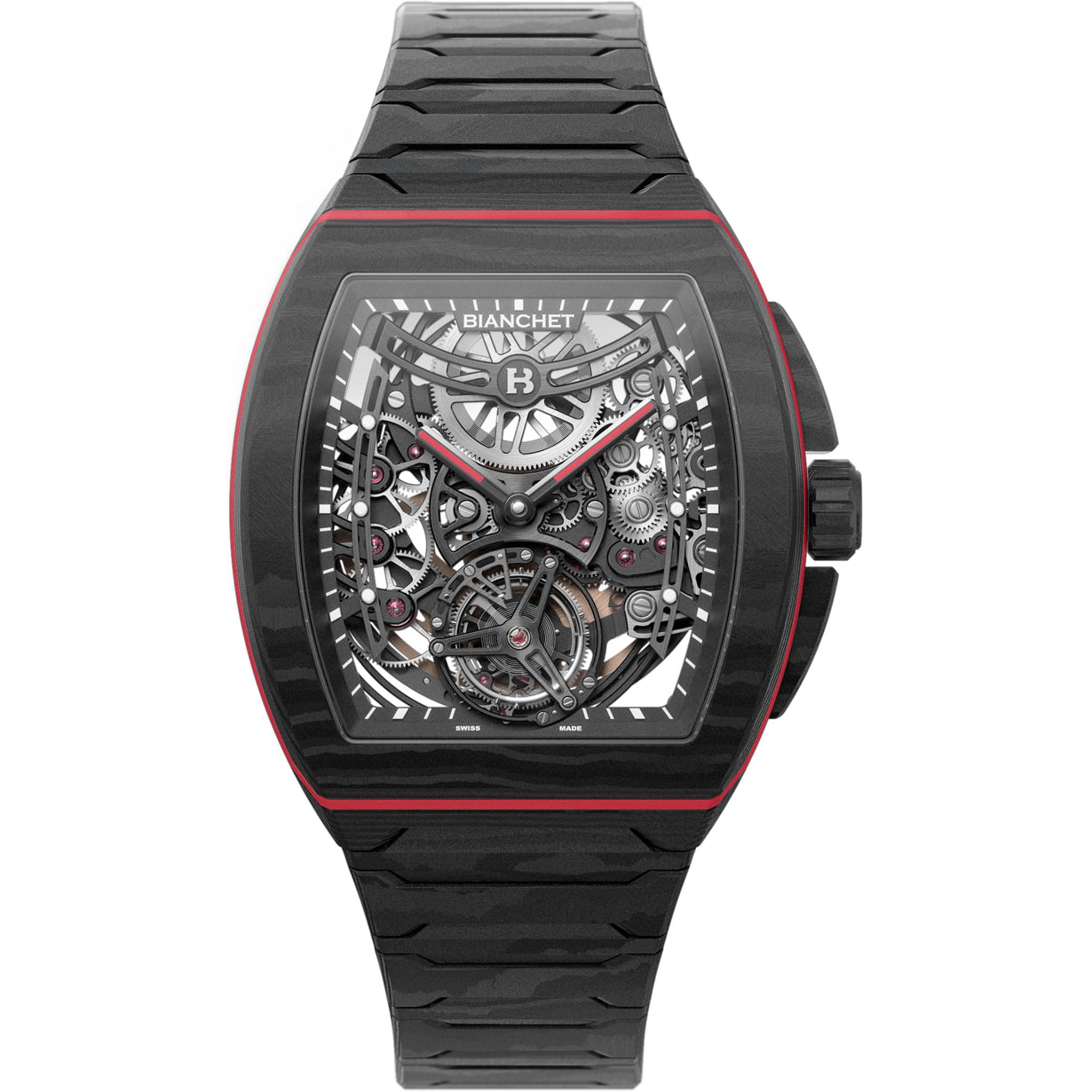 Bianchet Flying Tourbillon Ultrafino Skeleton Carbon Red UFFTSKCBRD