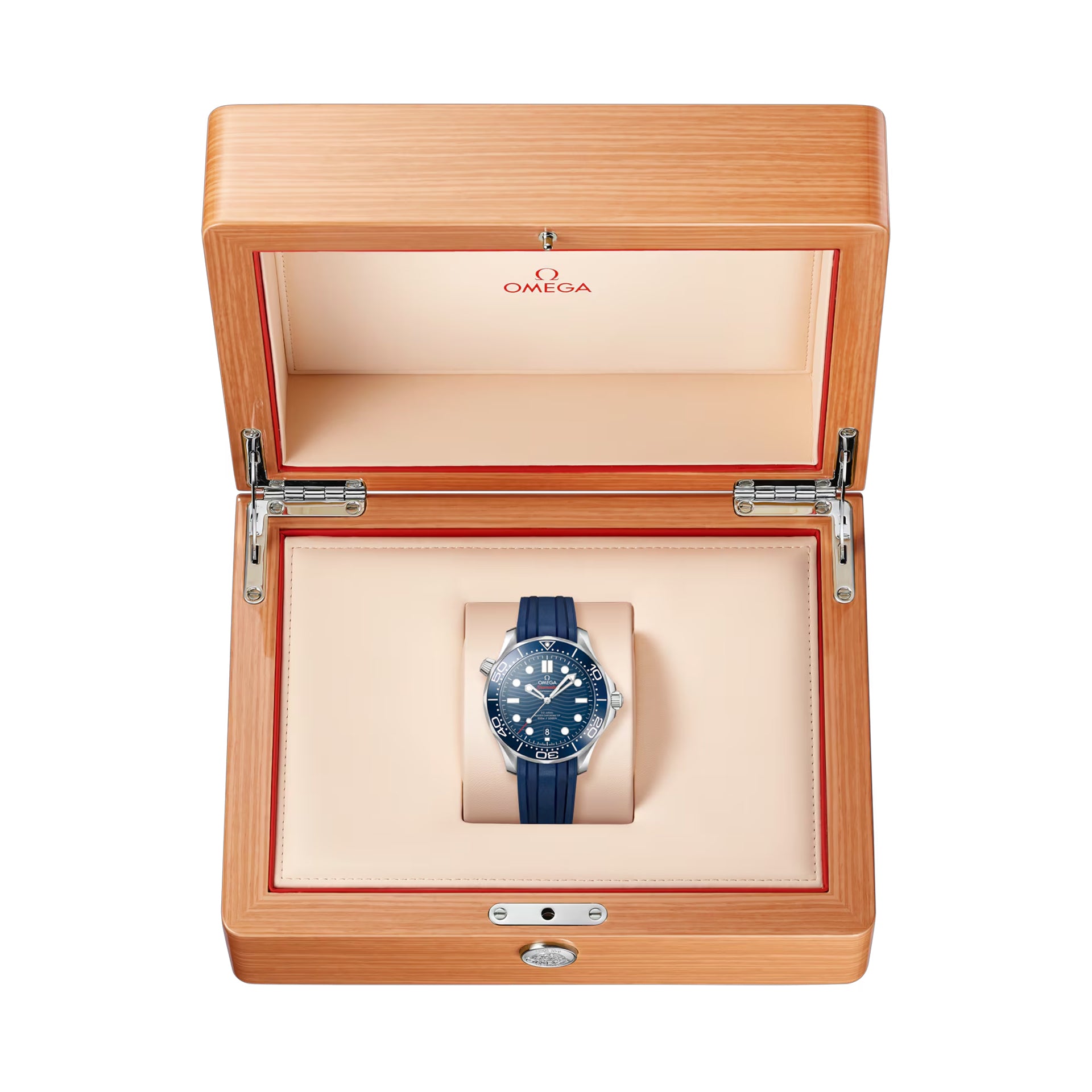 Omega Seamaster Diver 300M Co-Axial Master Chronometer on Rubber Strap
