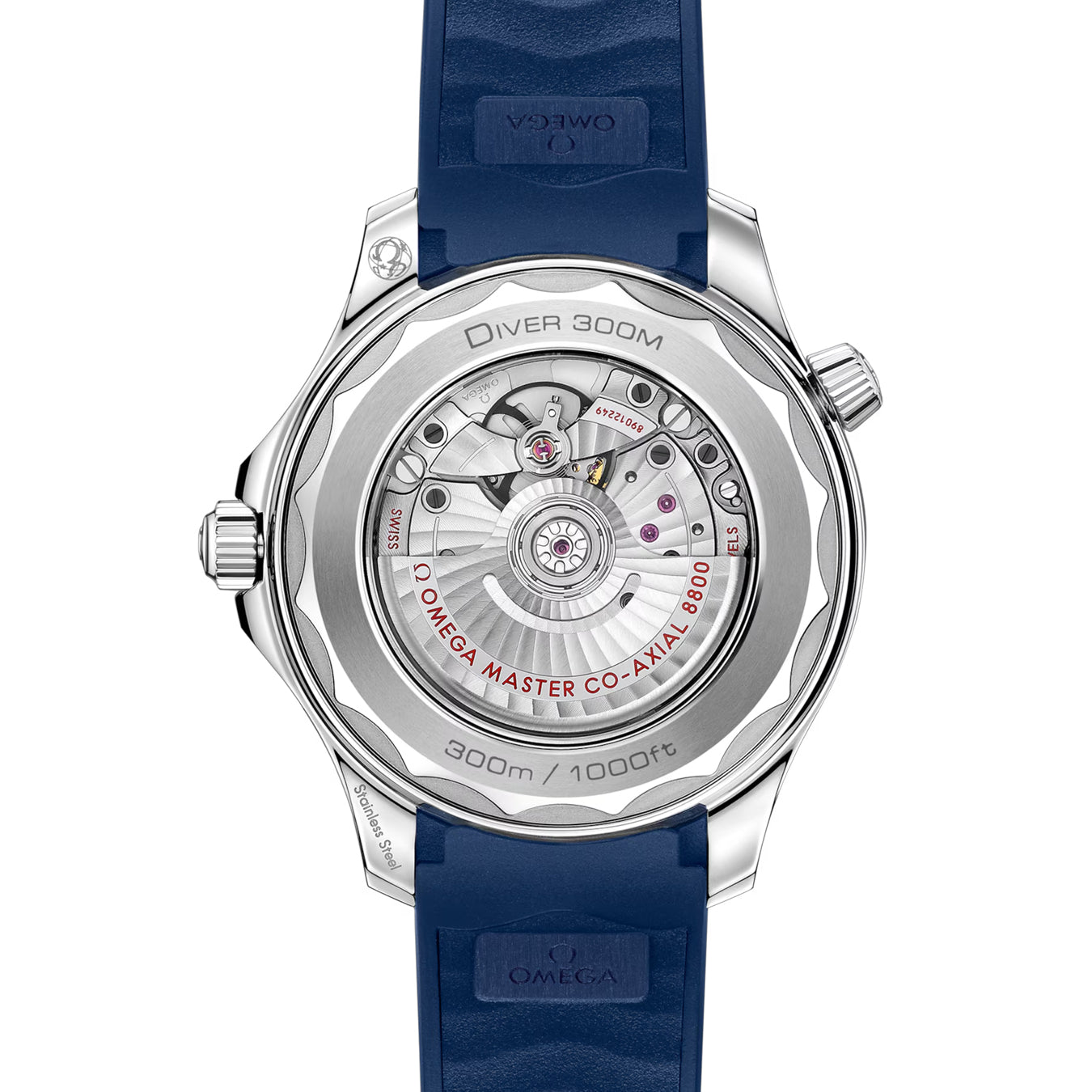 Omega Seamaster Diver 300M Co-Axial Master Chronometer on Rubber Strap