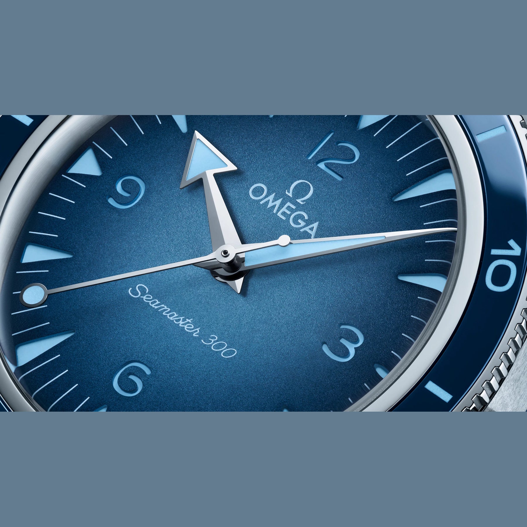 Omega 234.30.41.21.03.002 Seamaster 300 Co-Axial Master Chronometer Summer Blue