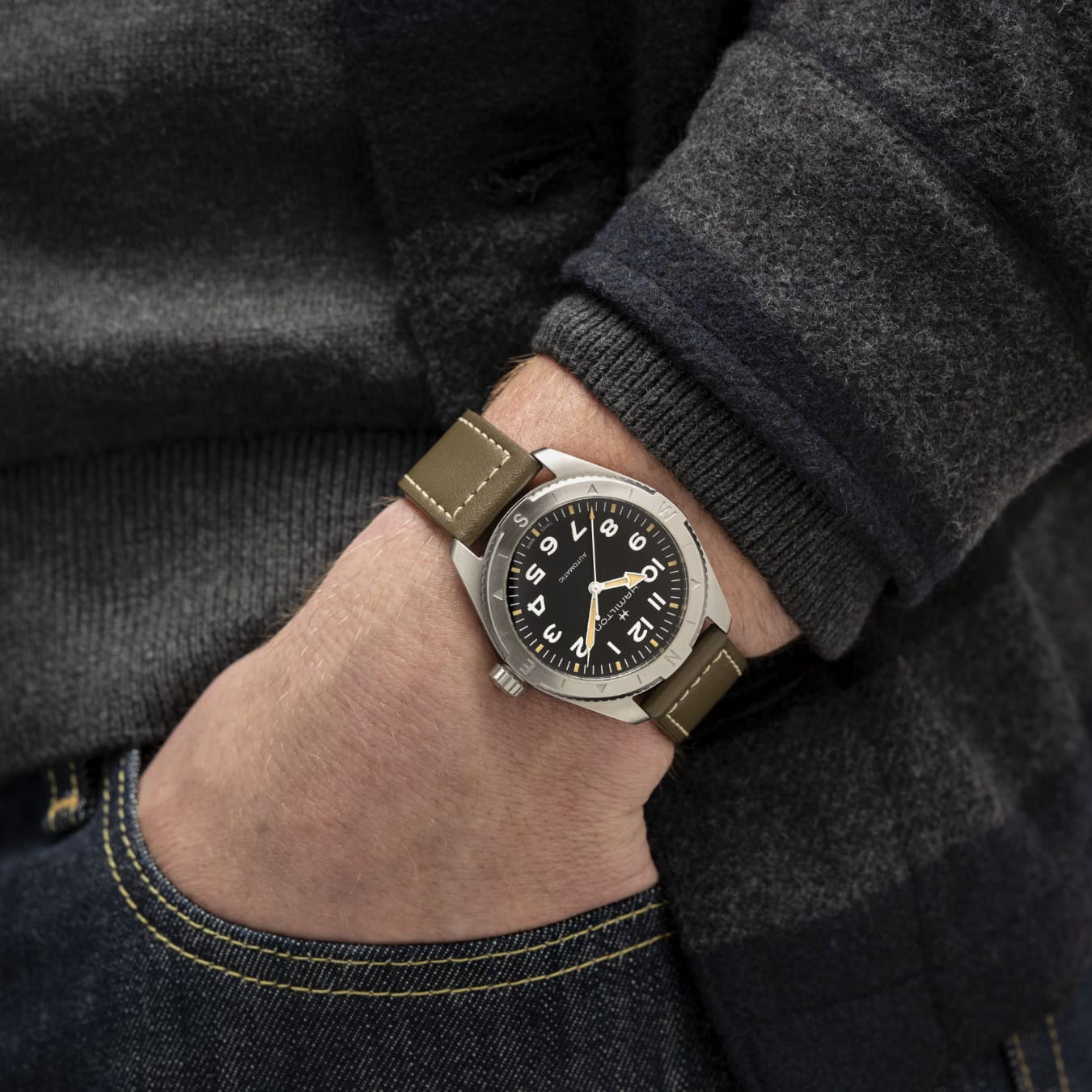 Hamilton H70315830 Khaki Field Expedition Auto 41mm