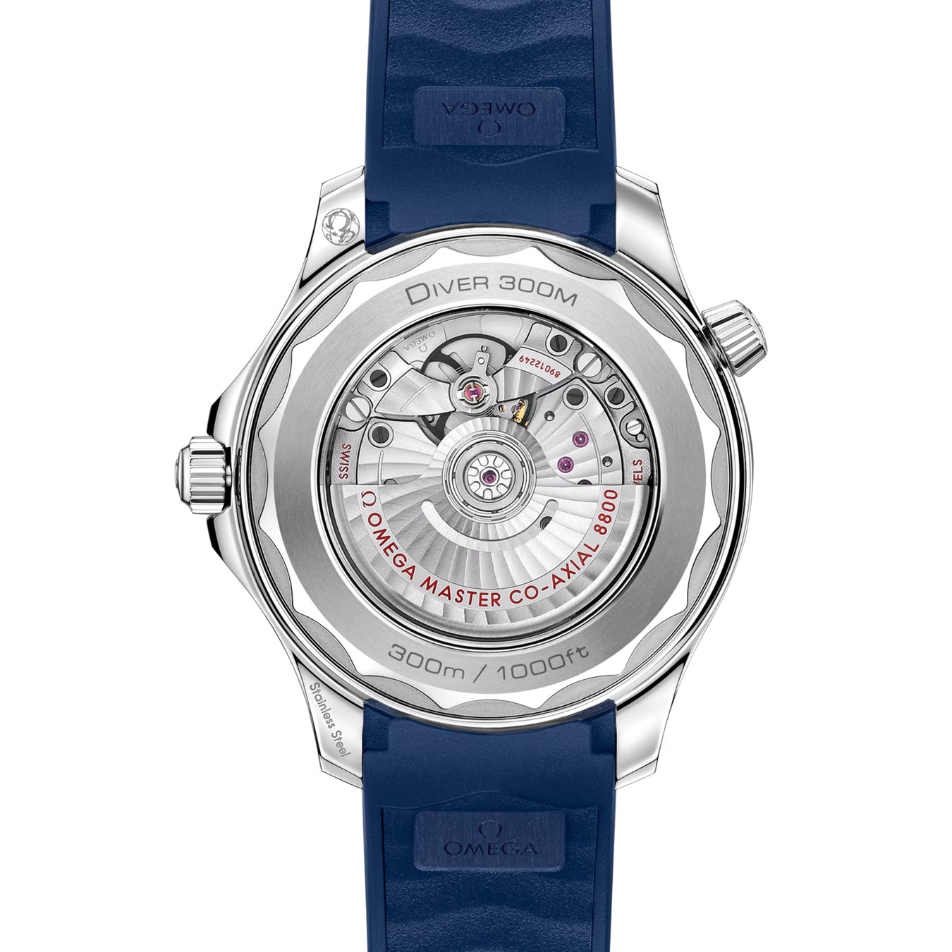 Omega Seamaster Diver 300M Co-Axial Master Chronometer on Strap
