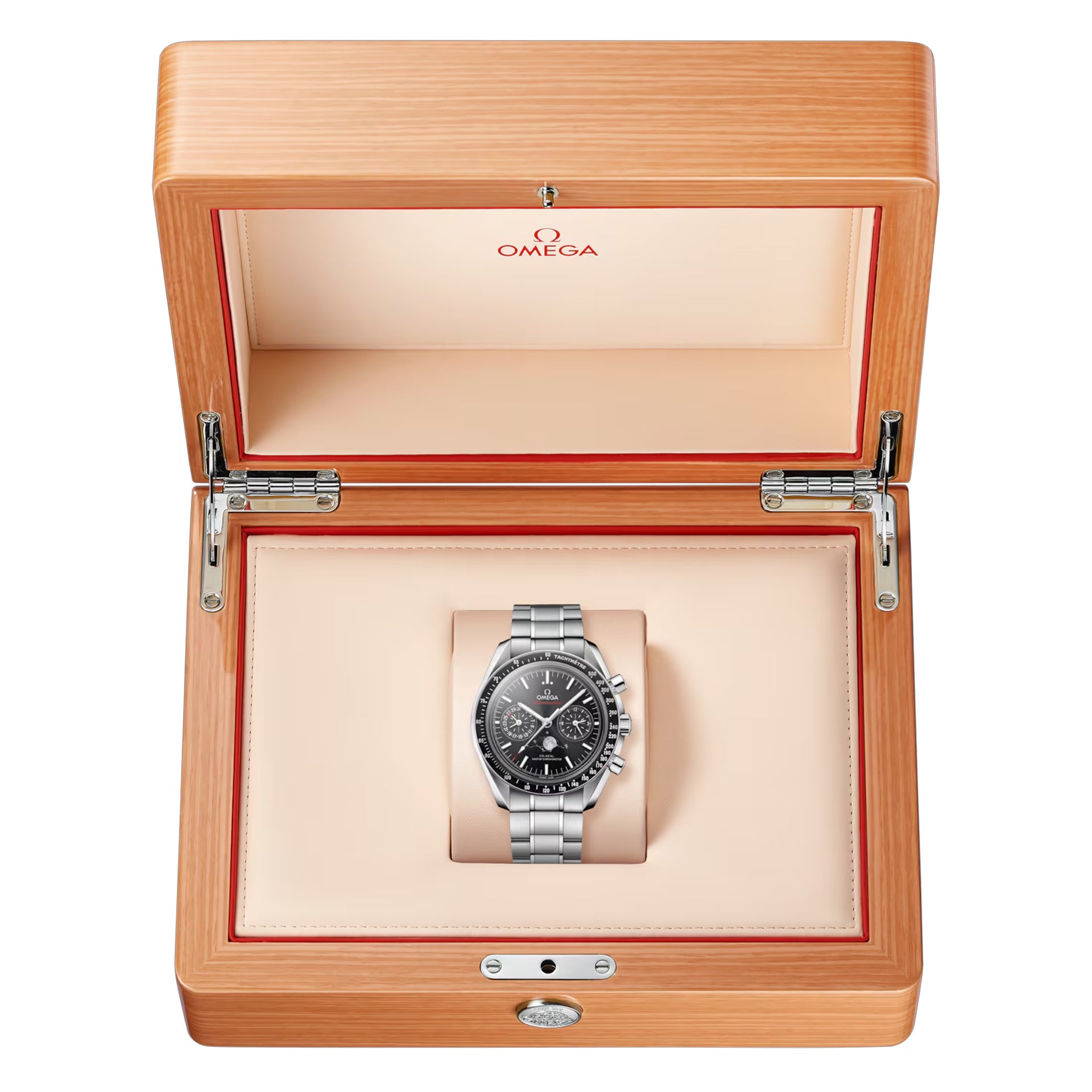 Omega Speedmaster Moonwatch Master Chronometer Moonphase Chronograph on Bracelet 304.30.44.52.01.001