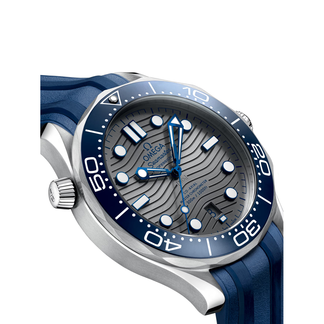 Omega Seamaster Diver 300M Co-Axial Master Chronometer on Strap