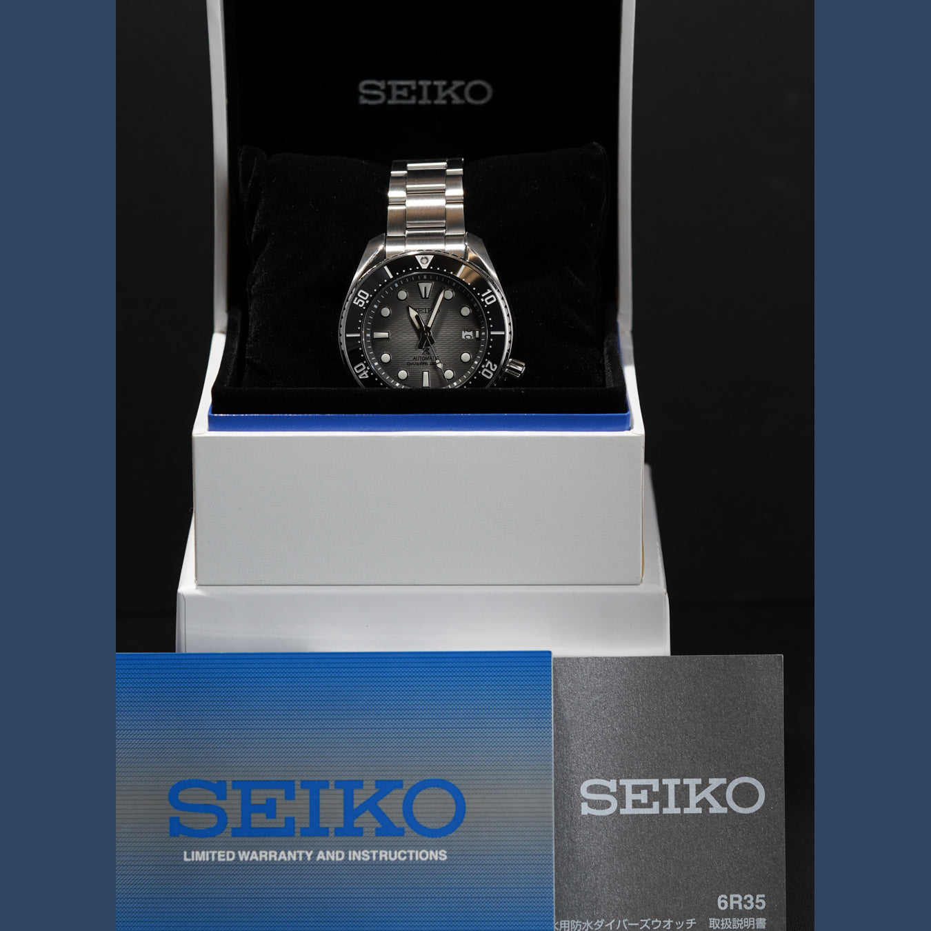 Seiko Prospex Sea Diver's Grey Dial SPB323
