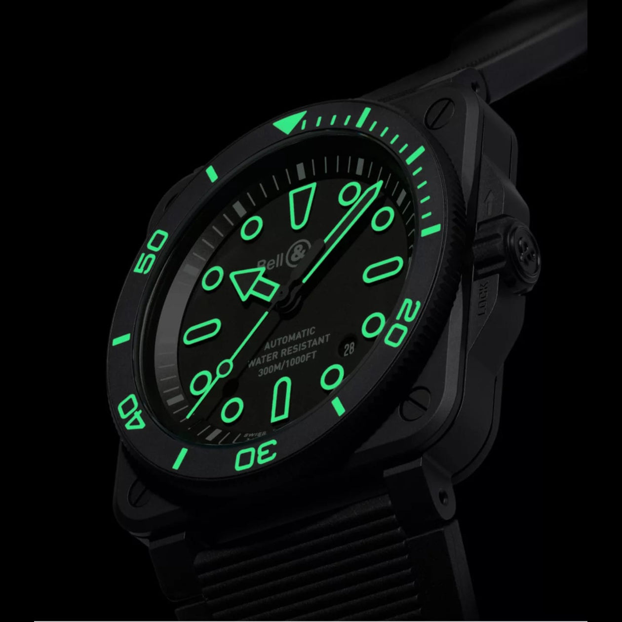 Bell & Ross BR03A-D-OL-CE/SRB Diver Outline Ceramic