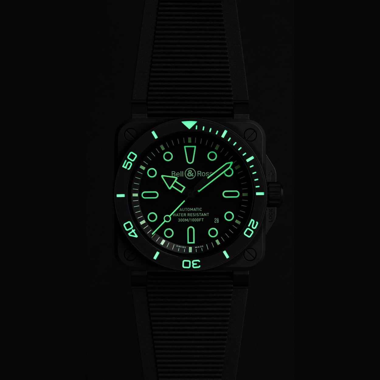 Bell & Ross BR03A-D-OL-CE/SRB Diver Outline Ceramic