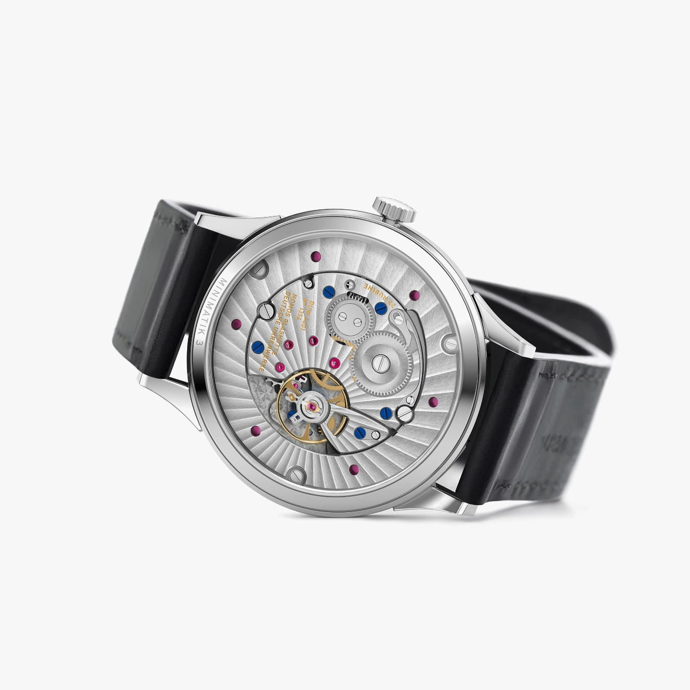 NOMOS Glashütte Minimatik 39 Date Blue 1252