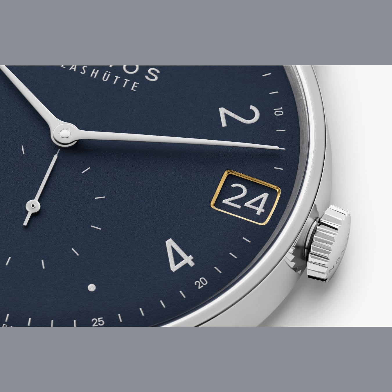 NOMOS Glashütte Minimatik 39 Date Blue 1252