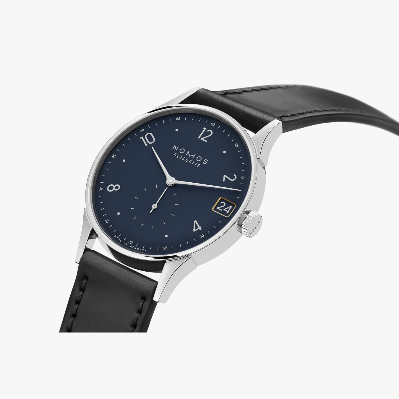 NOMOS Glashütte Minimatik 39 Date Blue 1252