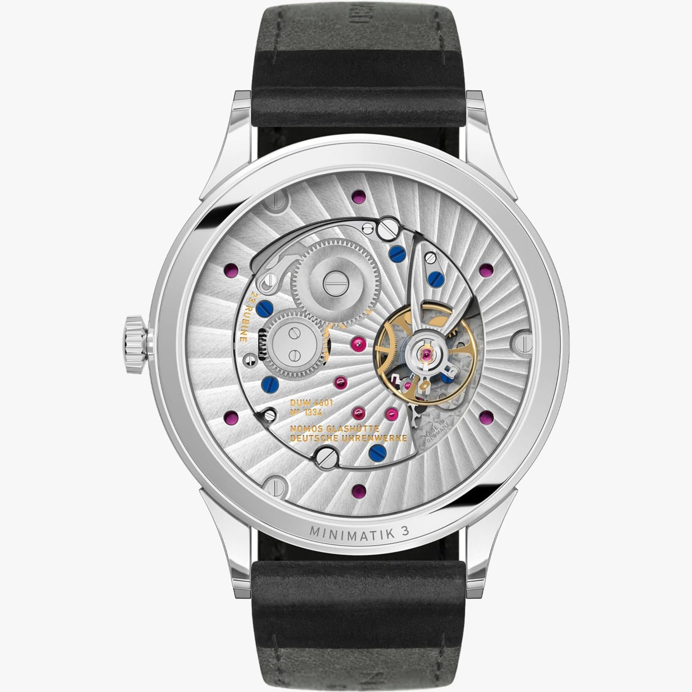 NOMOS Glashütte Minimatik 39 Date Blue 1252