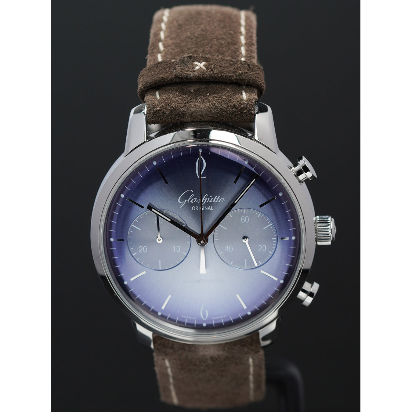 Glashütte Original 1-39-34-04-22-04 Sixties Chronograph Glacier Blue