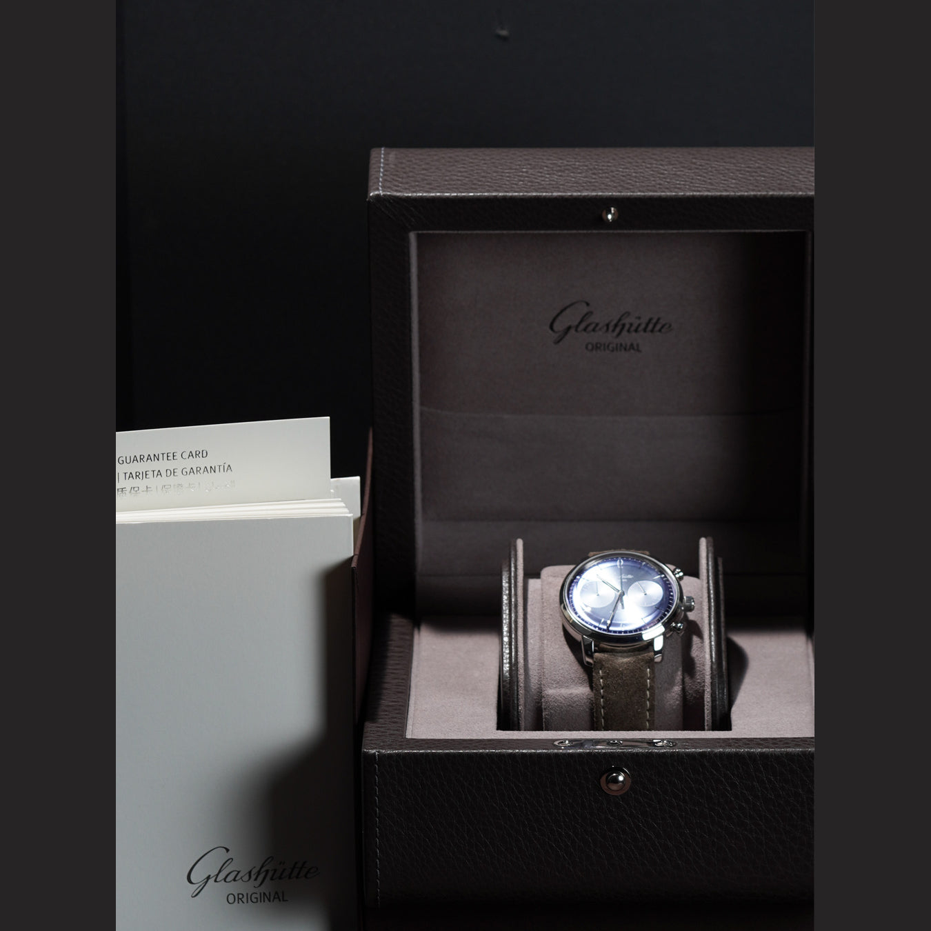 Glashütte Original 1-39-34-04-22-04 Sixties Chronograph Glacier Blue