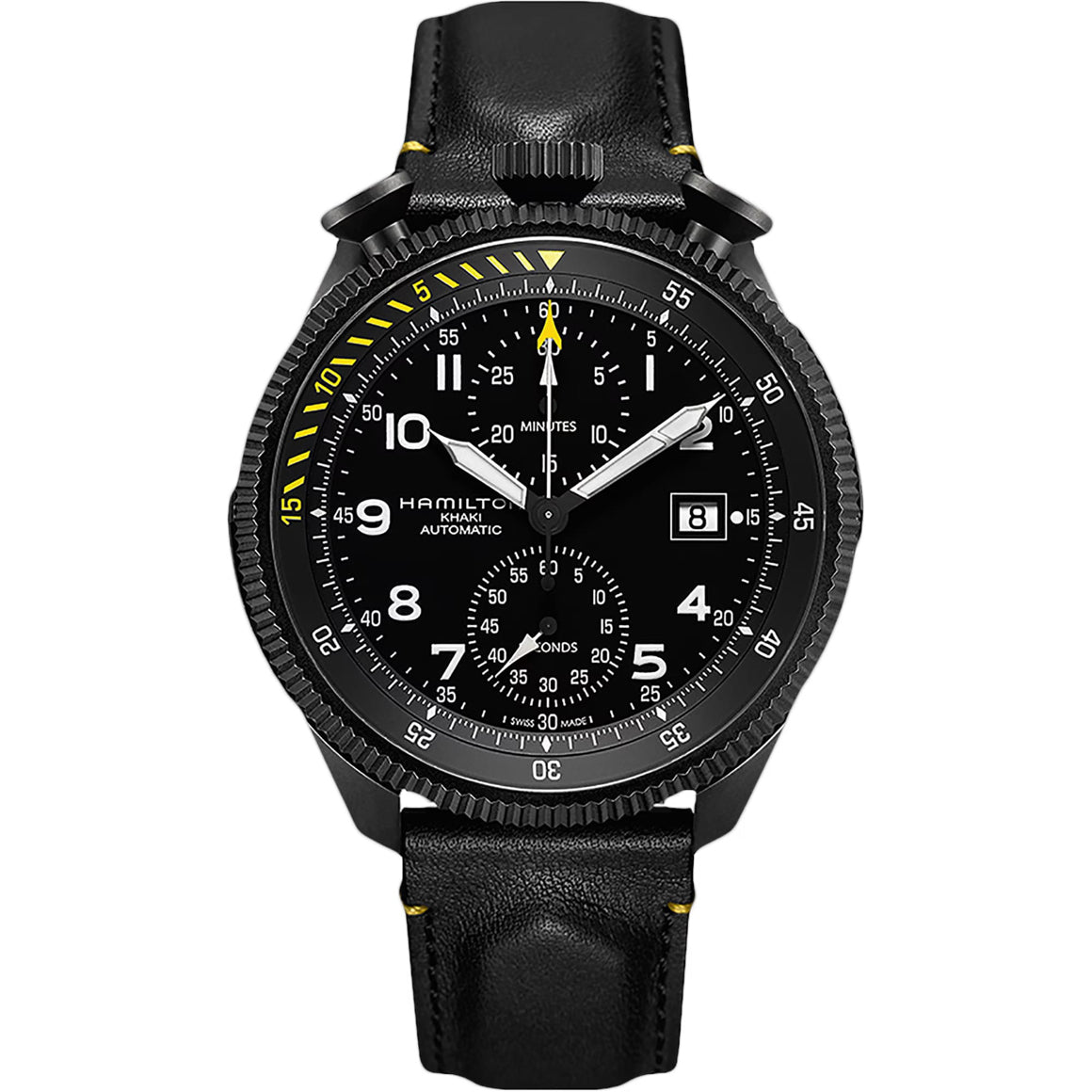 Hamilton H76786733 Khaki Aviation Takeoff Auto Chrono 46mm