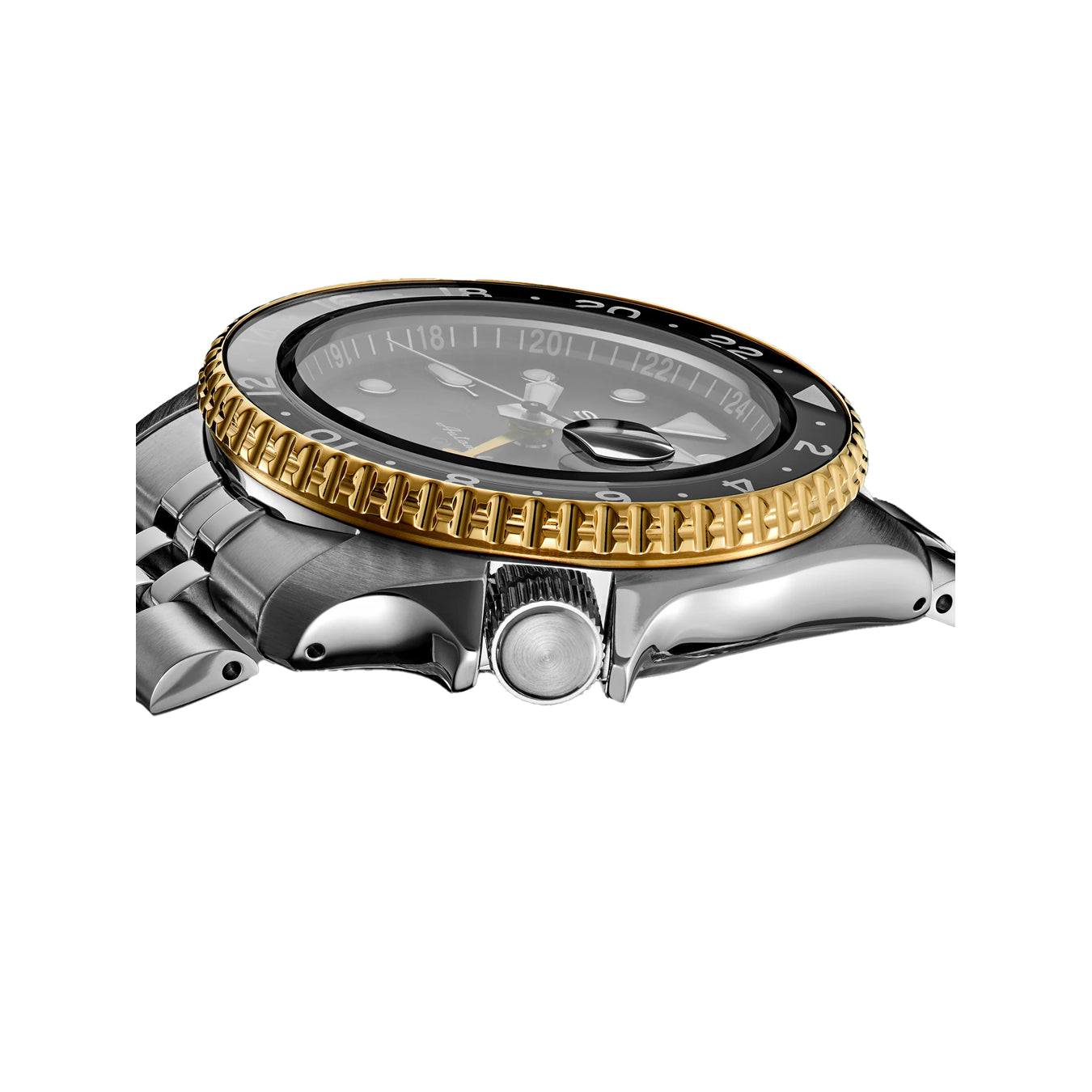Seiko 5 Sports GMT SSK021 Grey Two-Tone