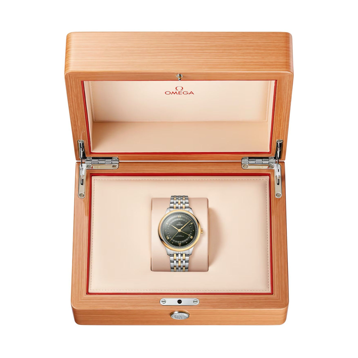 Omega 434.20.42.22.10.001 De Ville Prestige 42mm Steel and Yellow Gold on Bracelet