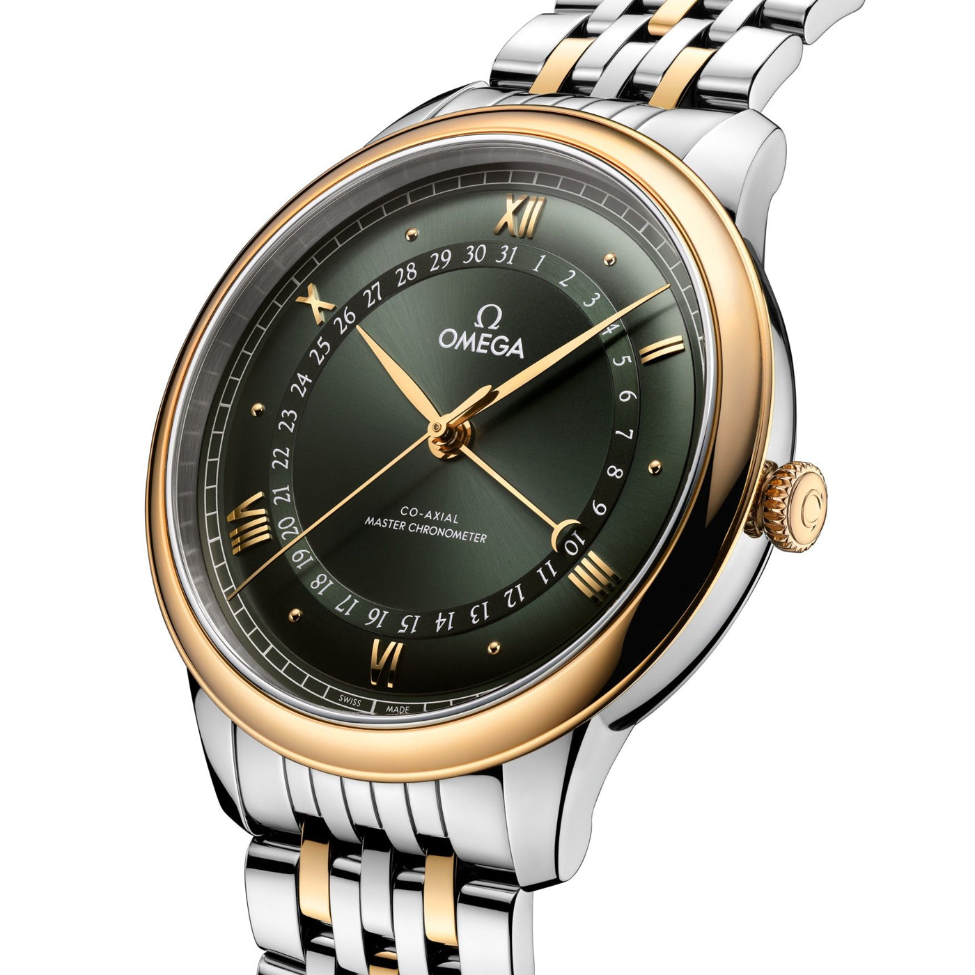 Omega 434.20.42.22.10.001 De Ville Prestige 42mm Steel and Yellow Gold on Bracelet