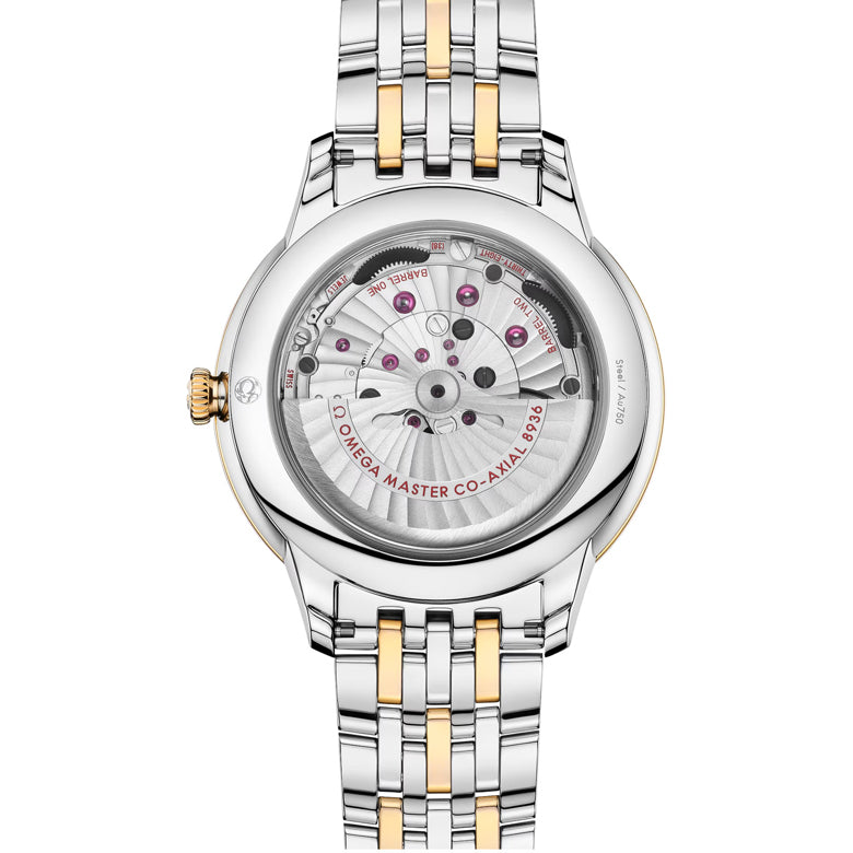 Omega 434.20.42.22.02.001 De Ville Prestige 42mm Steel and Gold on Bracelet