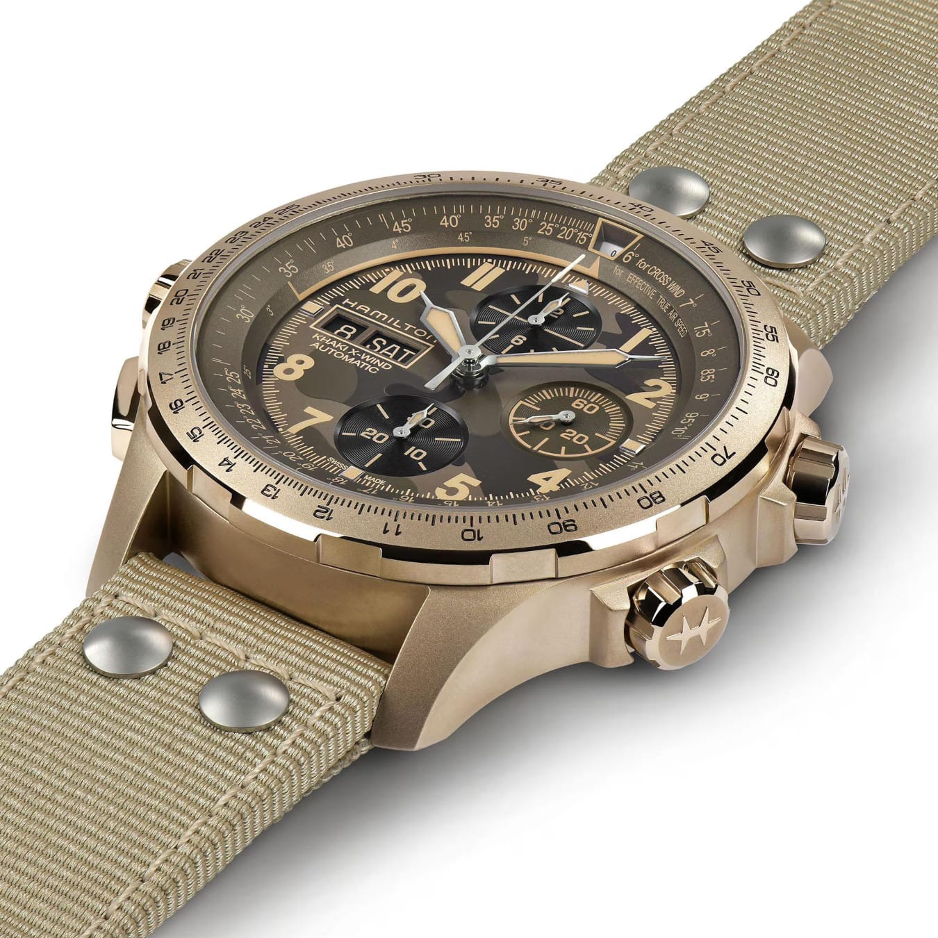 Hamilton H77916920 Khaki Aviation X-Wind Auto Chrono 45mm
