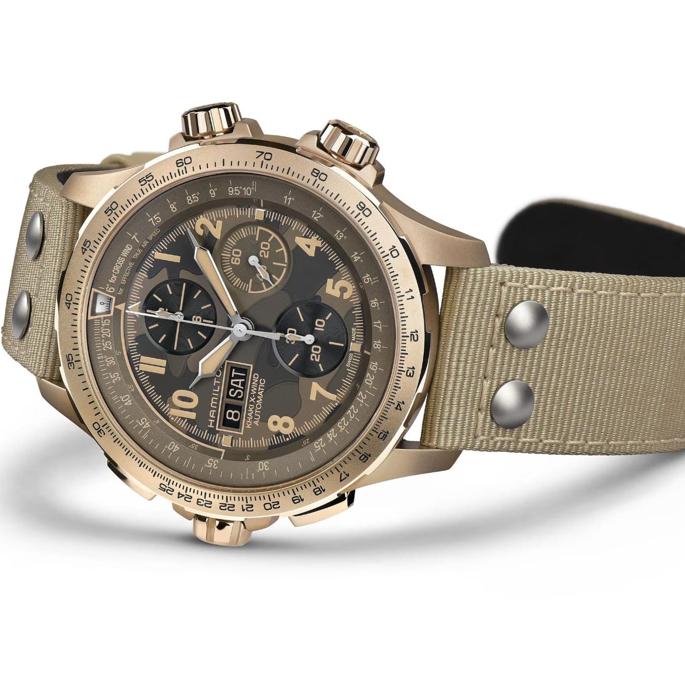 Hamilton H77916920 Khaki Aviation X-Wind Auto Chrono 45mm