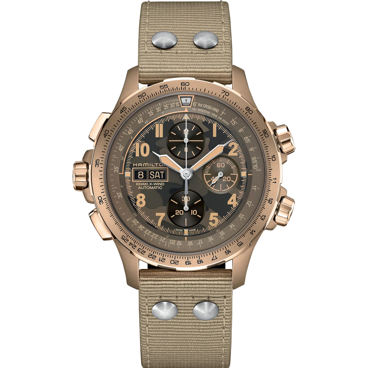 Hamilton H77916920 Khaki Aviation X-Wind Auto Chrono 45mm