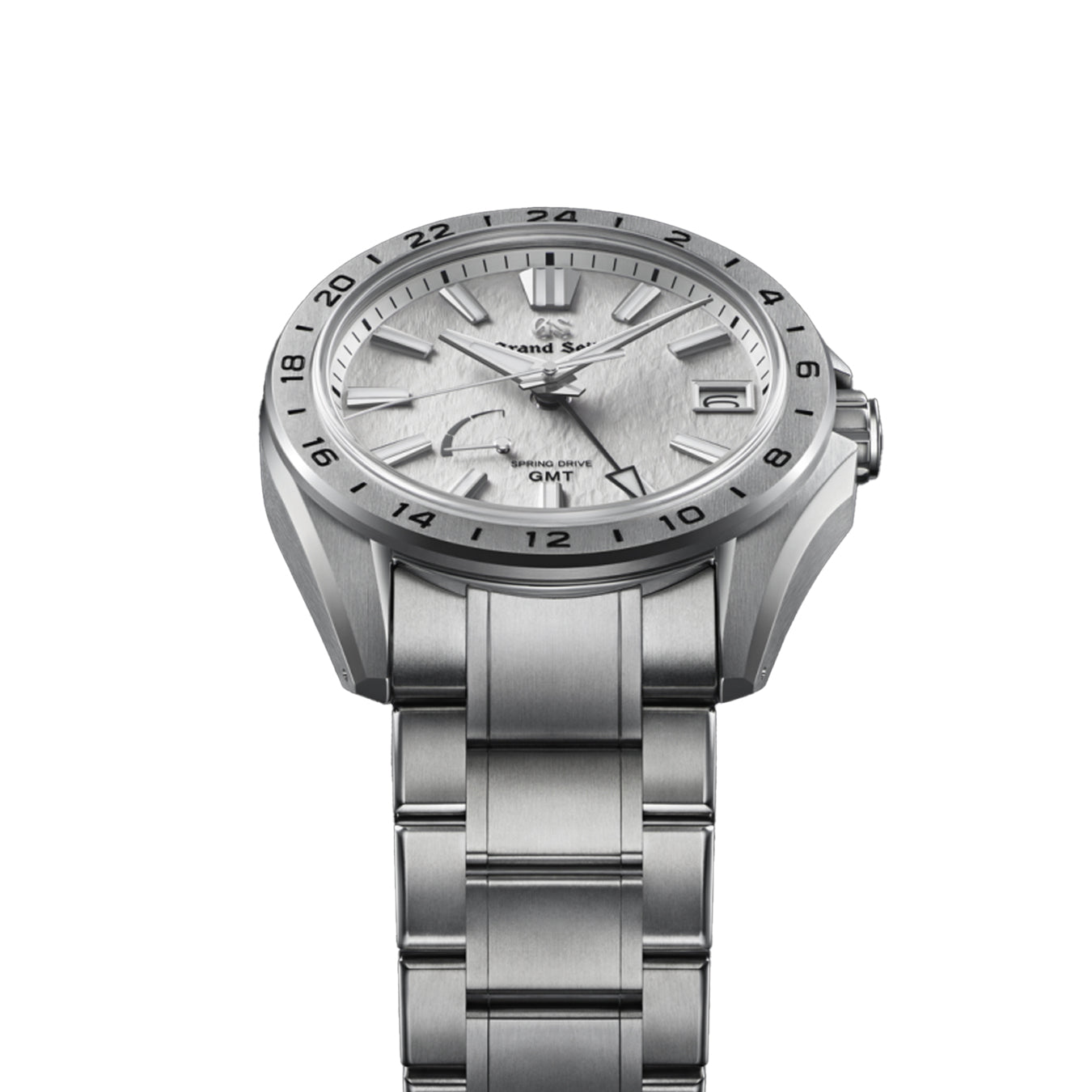 Grand Seiko SBGE285 Mistflake Spring Drive GMT Titanium