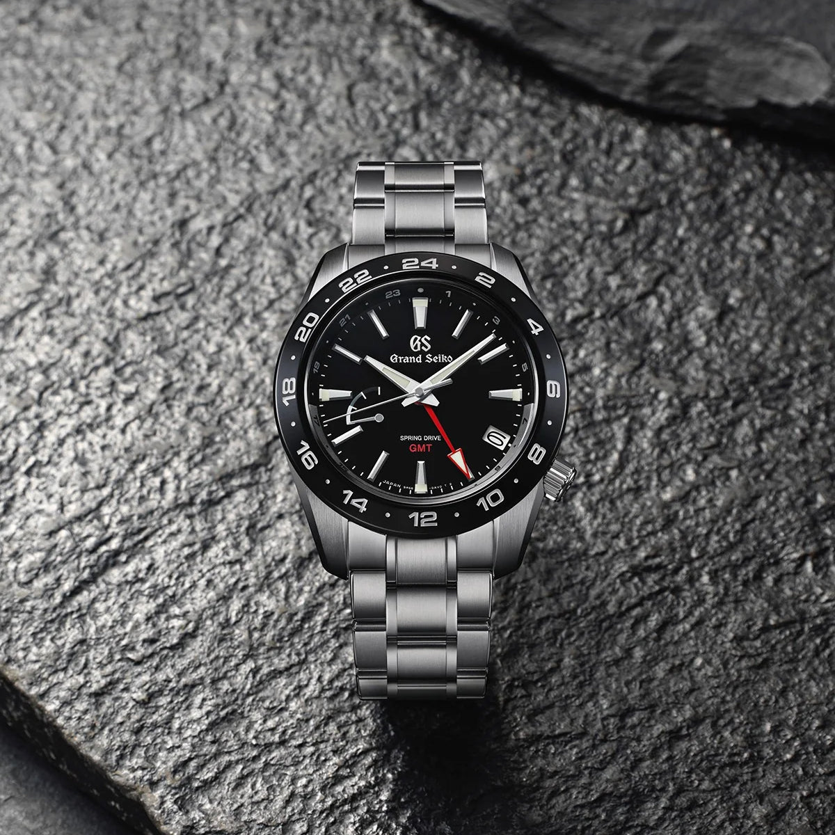 Grand Seiko SBGE253 Sport GMT Spring Drive Black Dial
