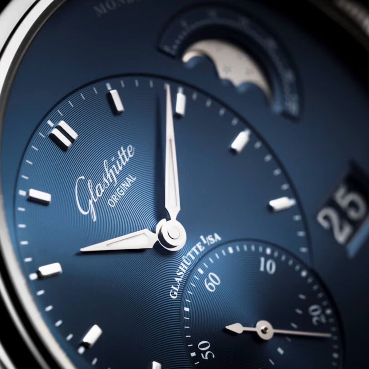 Glashütte Original PanoMatic Lunar Blue Dial 1-90-02-46-32-64