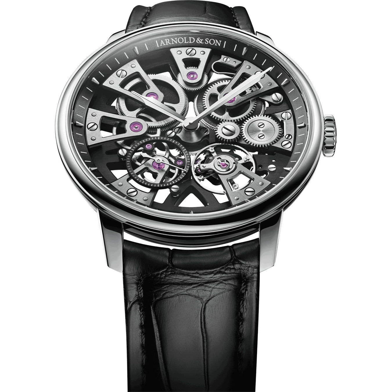 Arnold & Son 1NEGS.B03A.C169S Chronometry Nebula 40 Steel