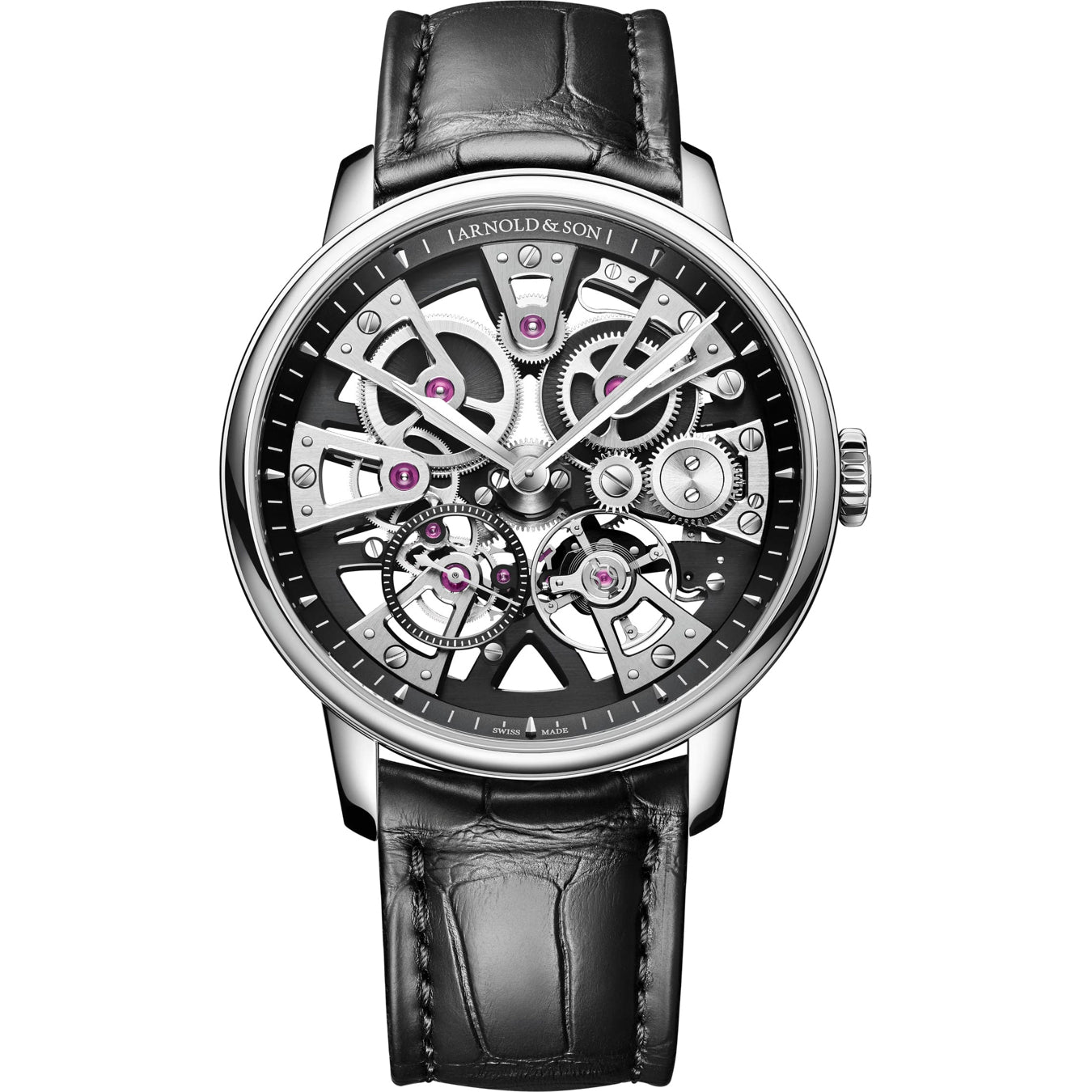 Arnold & Son 1NEGS.B03A.C169S Chronometry Nebula 40 Steel