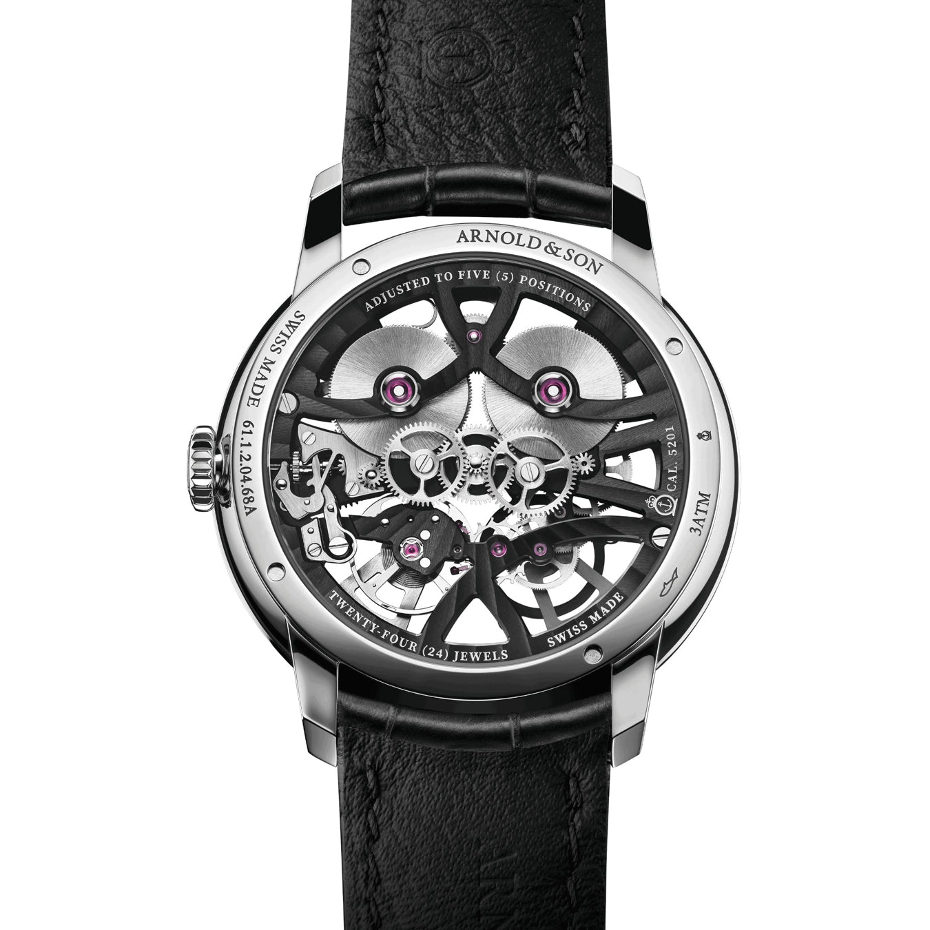 Arnold & Son 1NEGS.B03A.C169S Chronometry Nebula 40 Steel