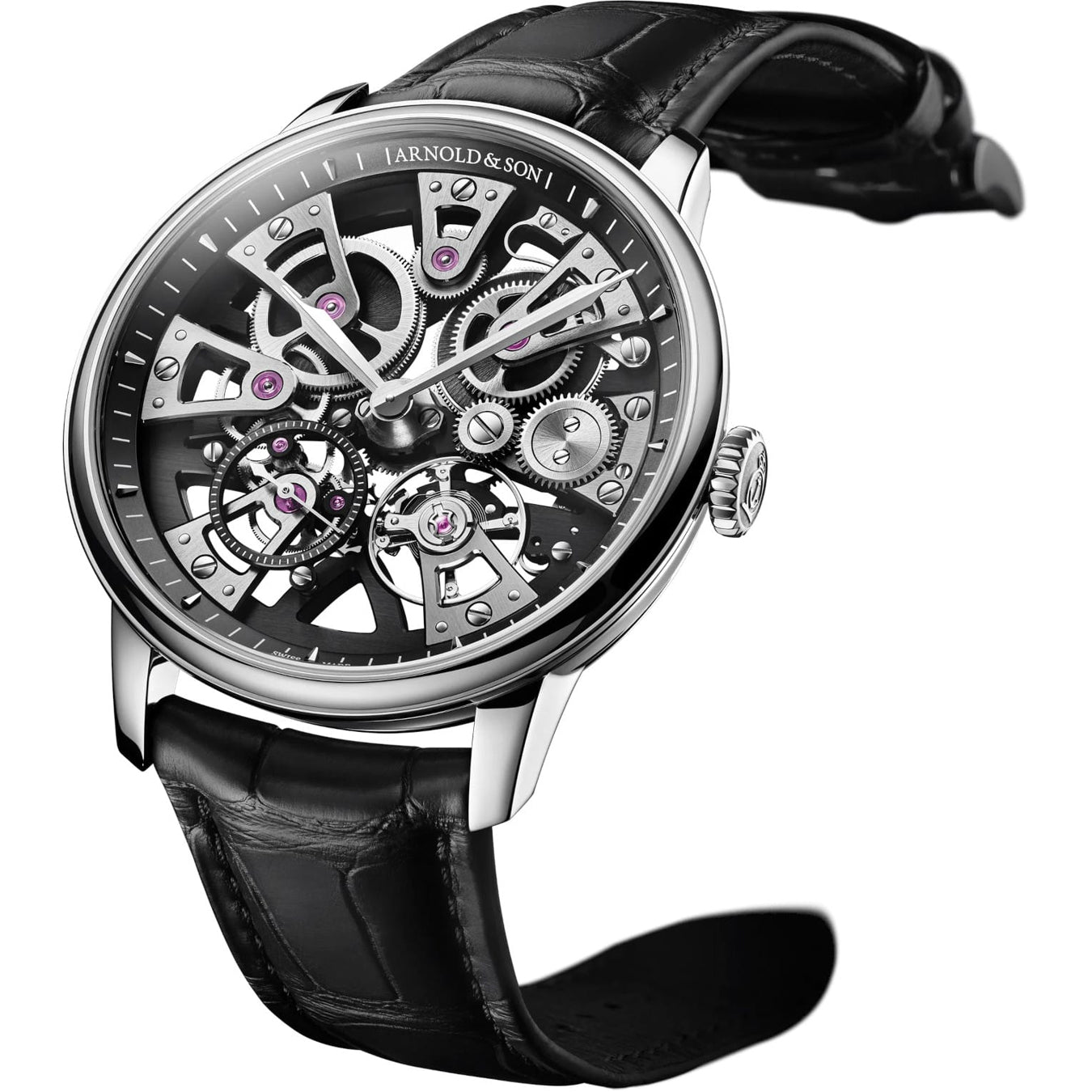 Arnold & Son 1NEGS.B03A.C169S Chronometry Nebula 40 Steel