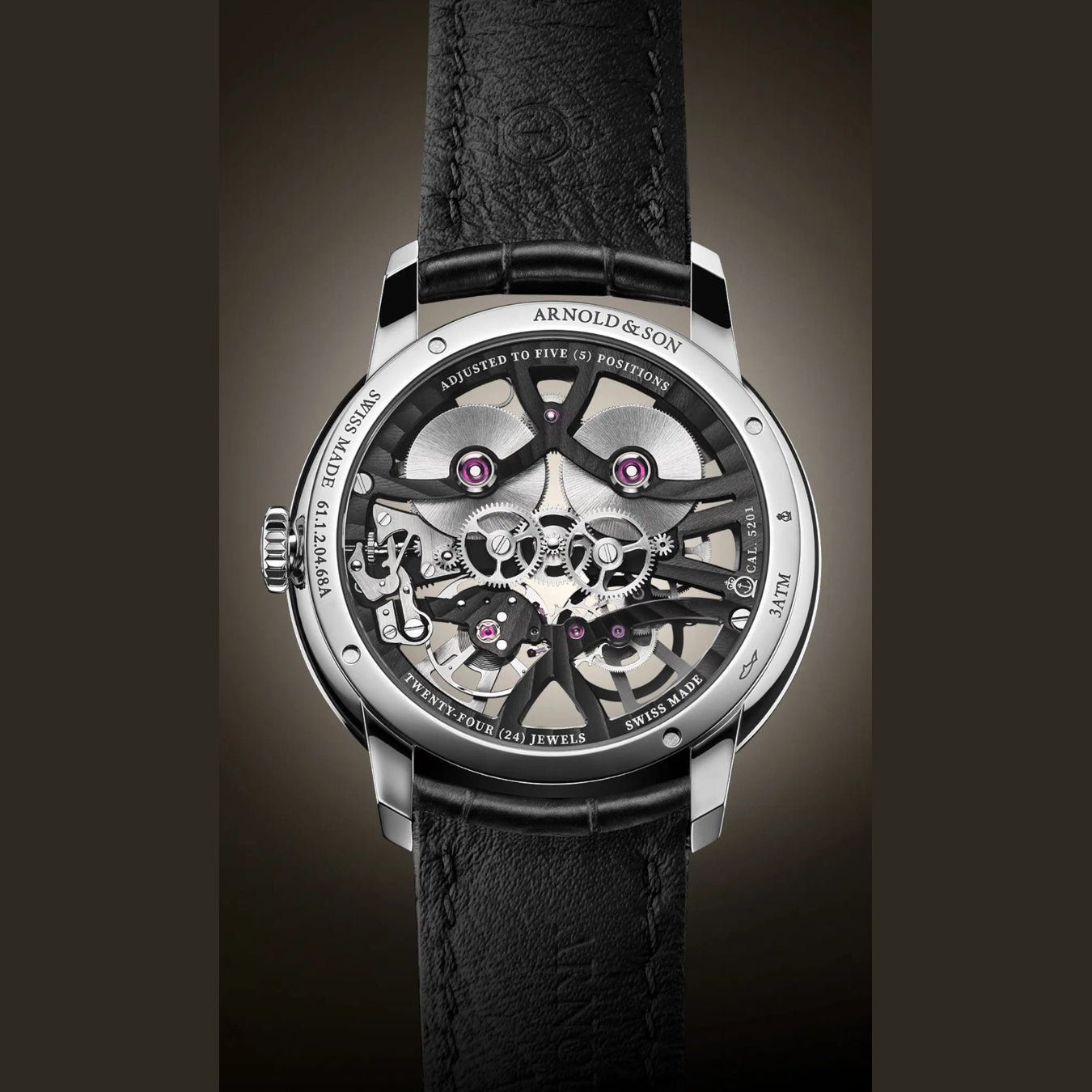 Arnold & Son 1NEGS.B03A.C169S Chronometry Nebula 40 Steel