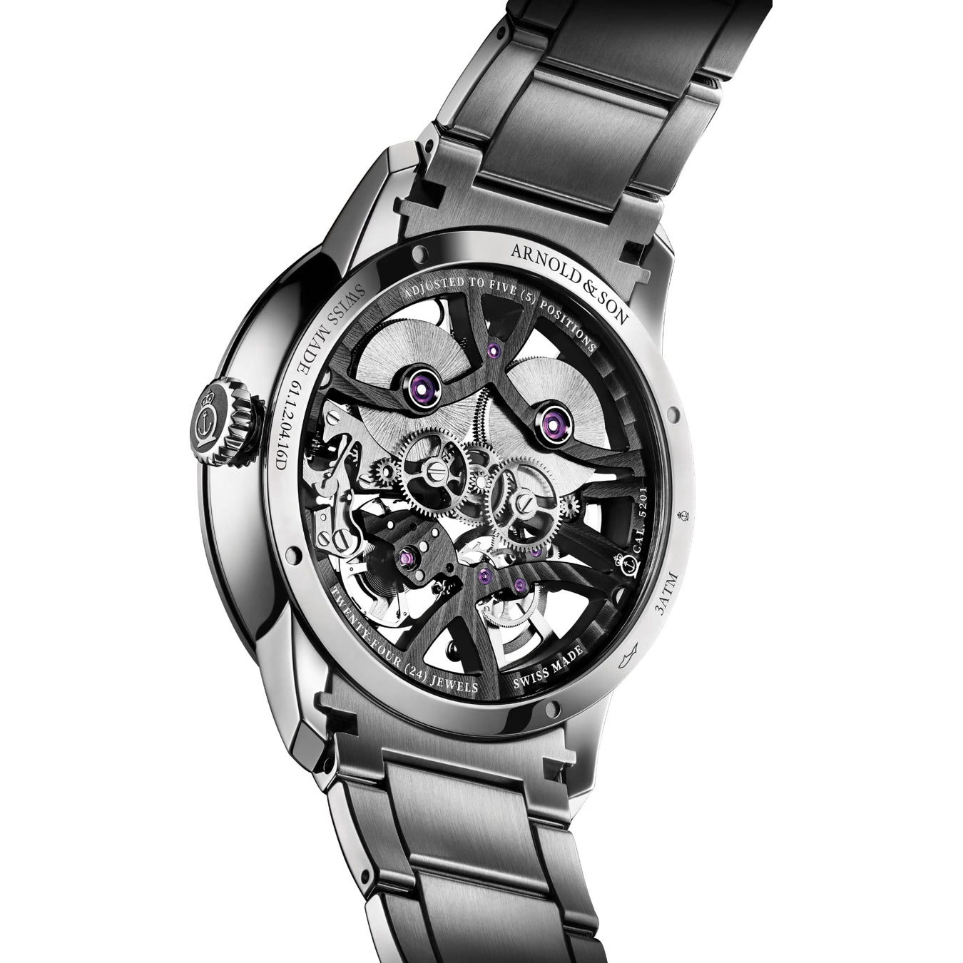 Arnold & Son 1NEGS.B01A.S135D Chronometry Nebula 40 Steel