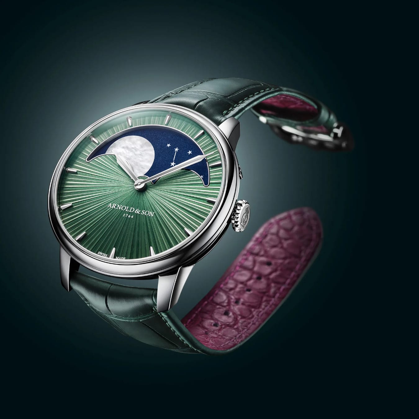 Arnold & Son 1GLBX.F01A.C285X Perpetual Moon 41.5 Platinum