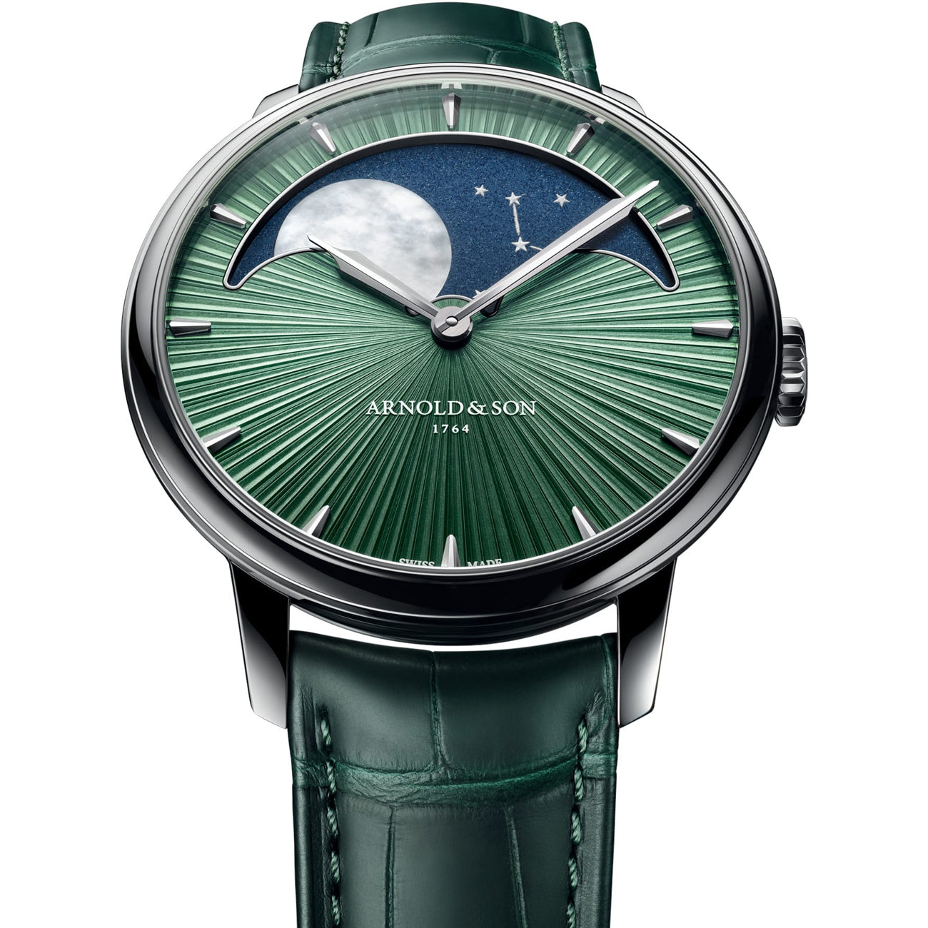 Arnold & Son 1GLBX.F01A.C285X Perpetual Moon 41.5 Platinum