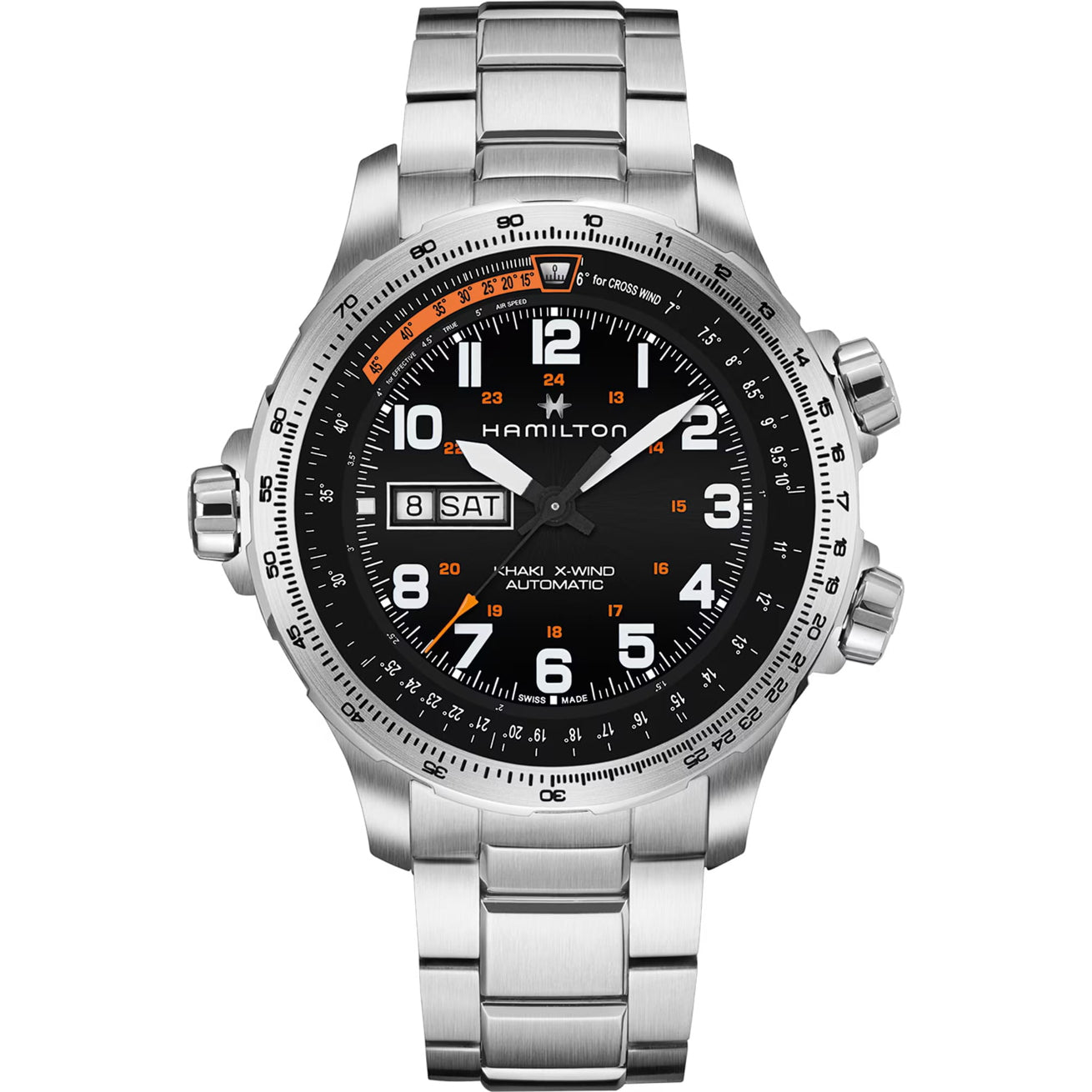 Hamilton H77755133 Khaki Aviation X-Wind Day Date Auto 45mm